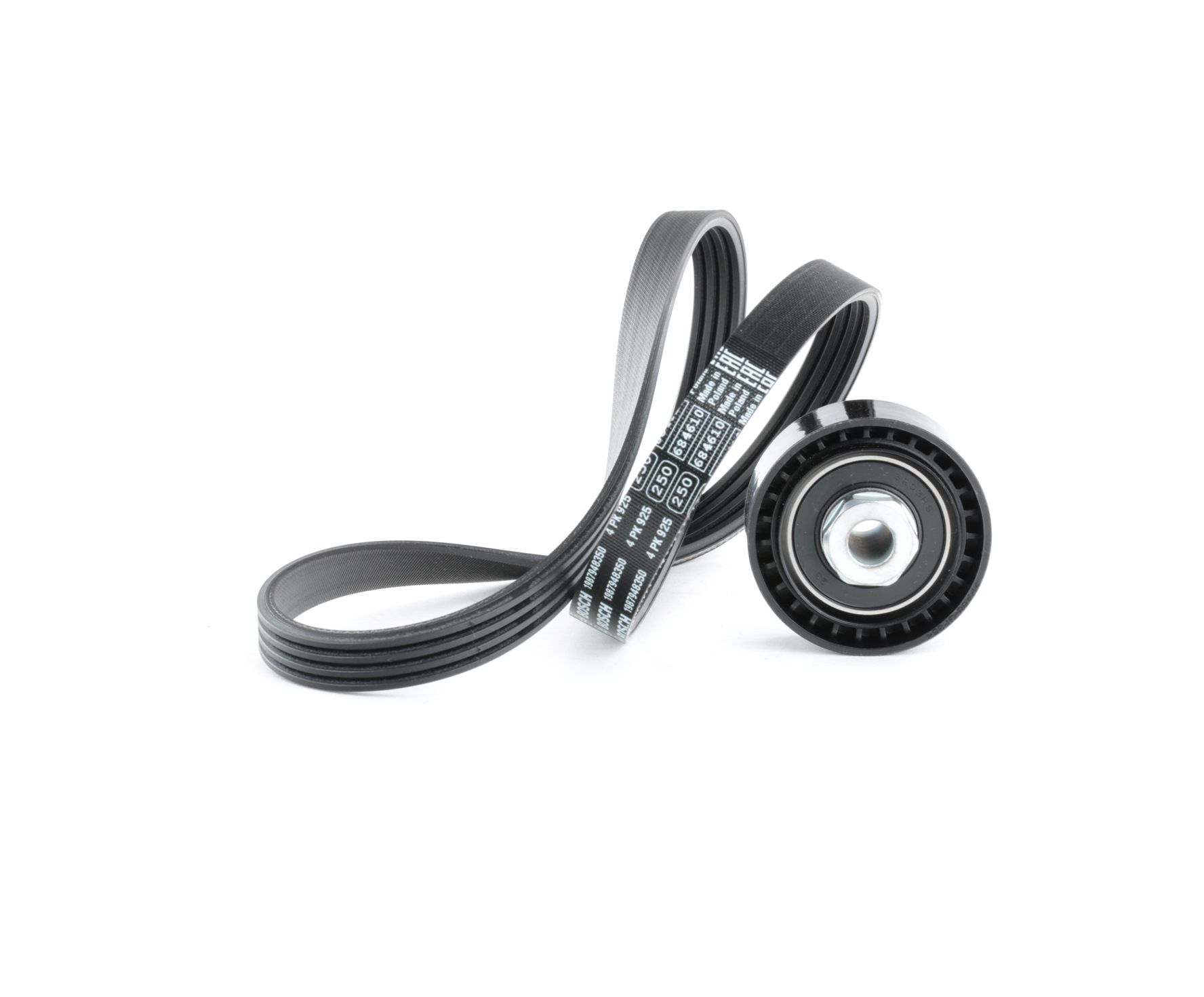 RIDEX 542R0497 V-Ribbed Belt Set Check alternator freewheel clutch & replace if necessary