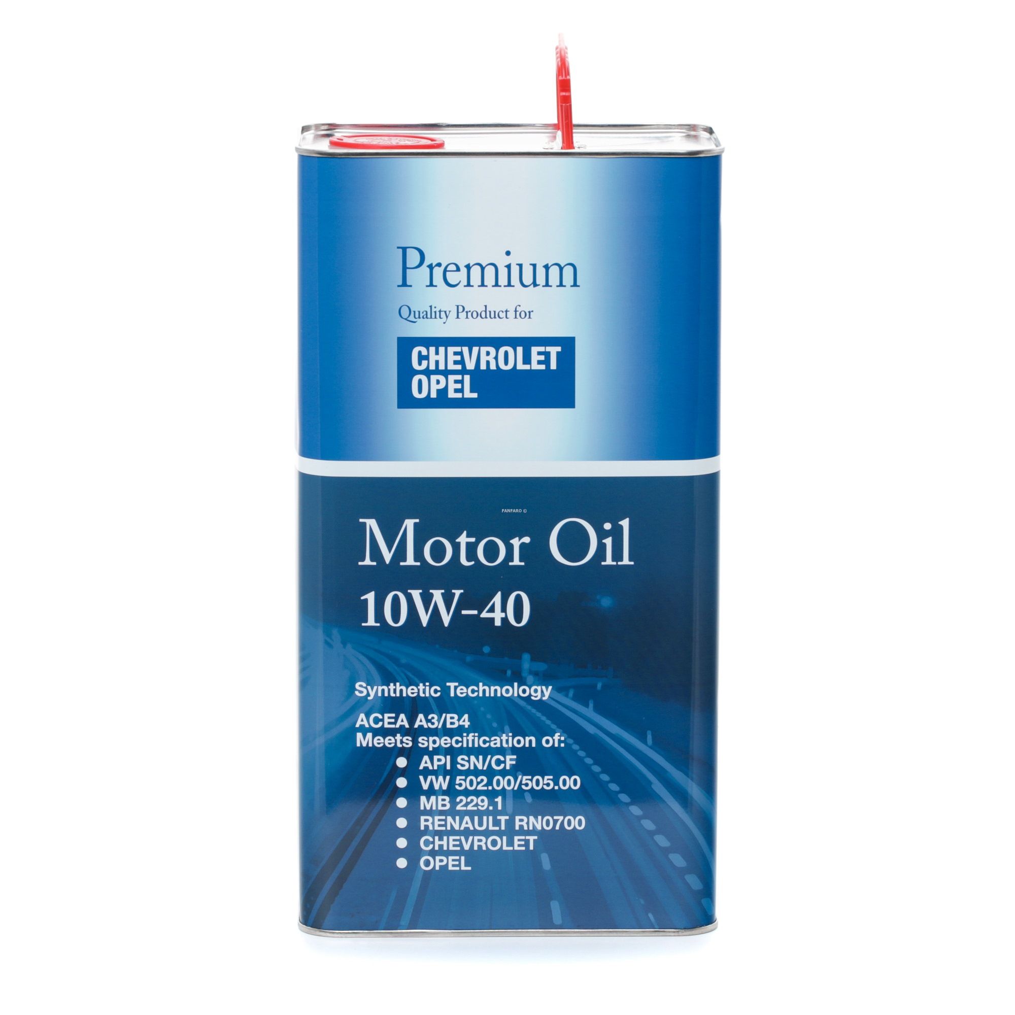 Buy Motor oil FANFARO petrol FF6720-5 O.E.M. Line, 6720 O.E.M. 10W-40, 5l
