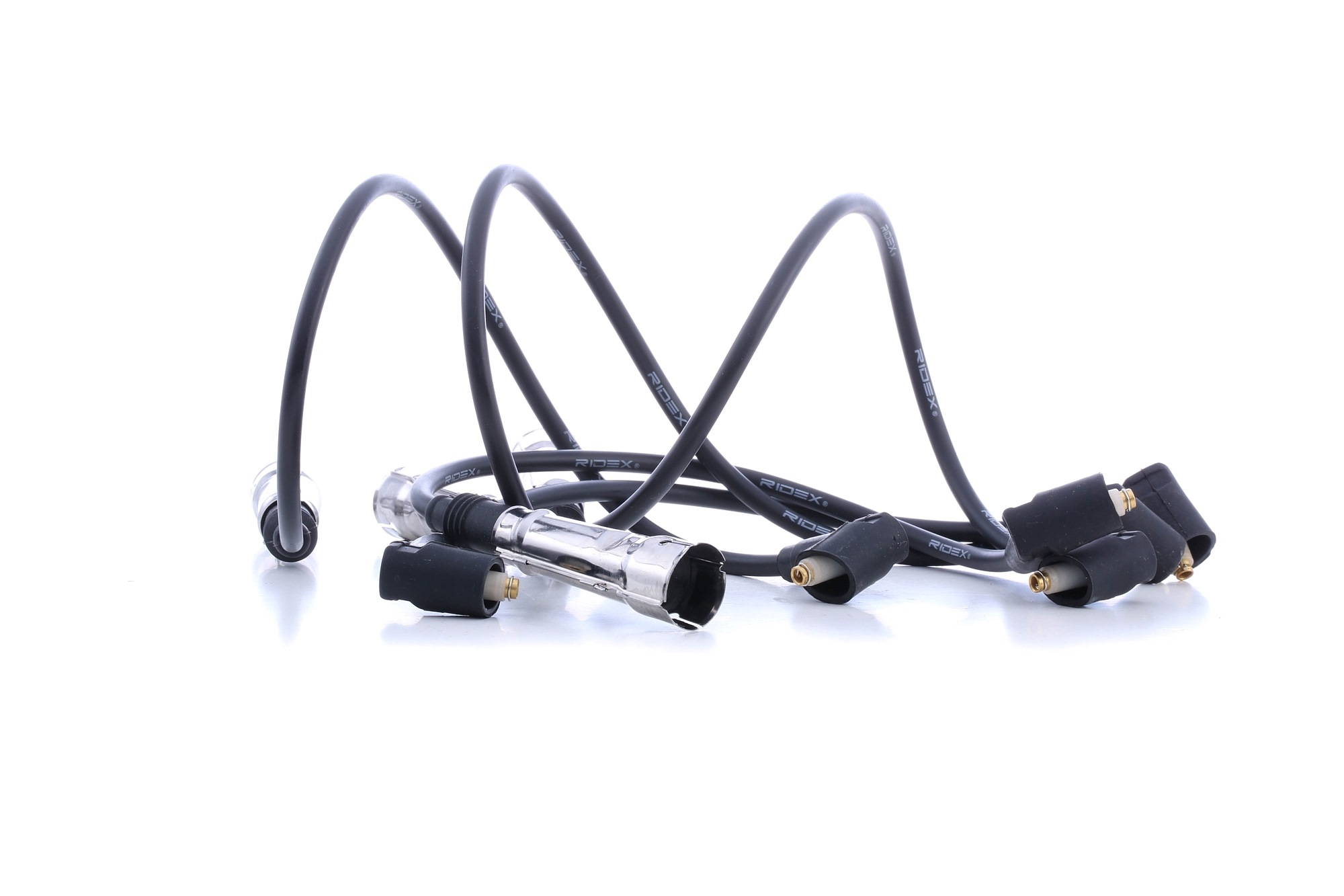 Volkswagen MULTIVAN Spark plug cables 15201240 RIDEX 685I0179 online buy