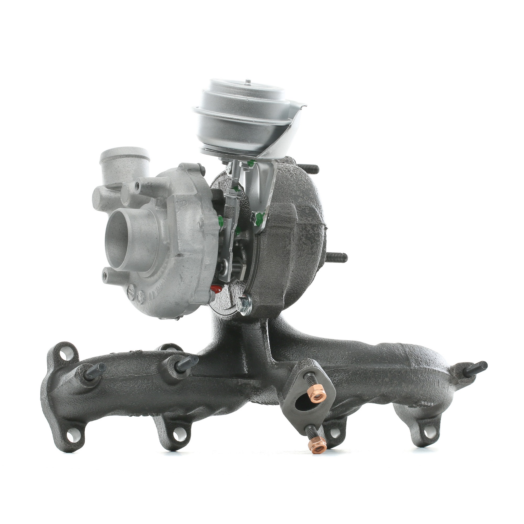 RIDEX REMAN 2234C0042R Turbocharger Exhaust Turbocharger, Vacuum-controlled, with gaskets/seals, Steel, Aluminium