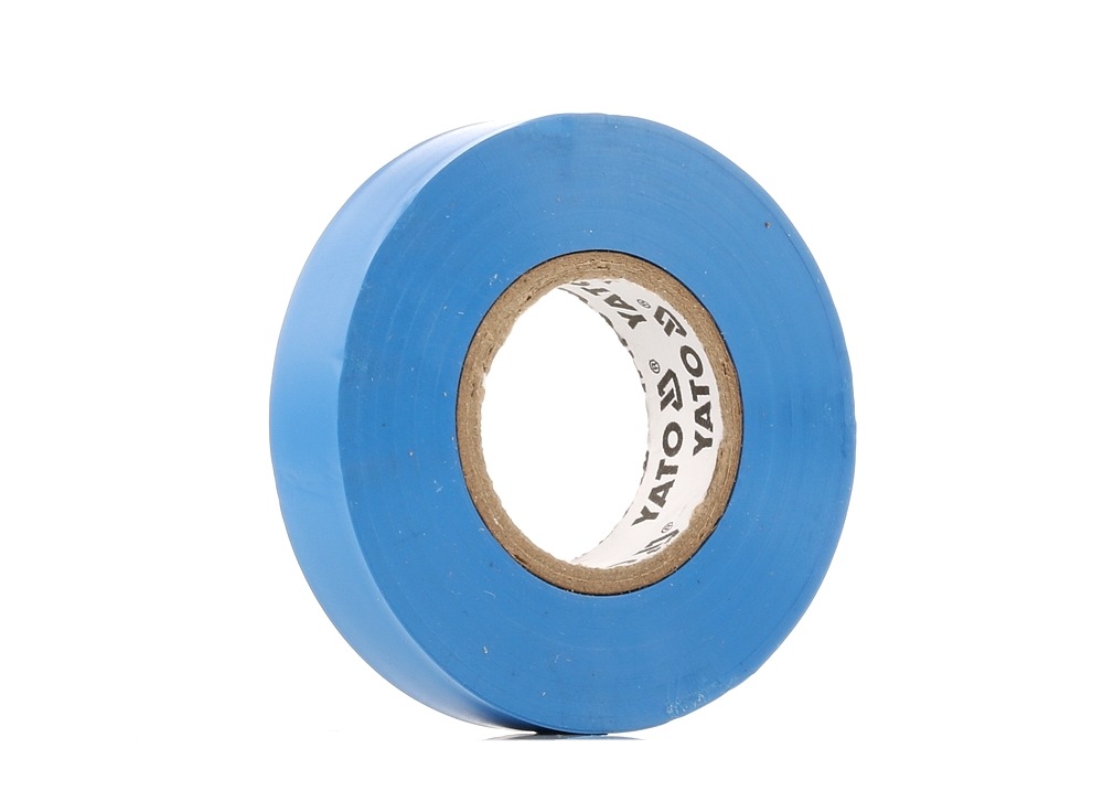 YATO YT81591 Adhesive tape for car interior 15mm, blue, Fabric film, 20m