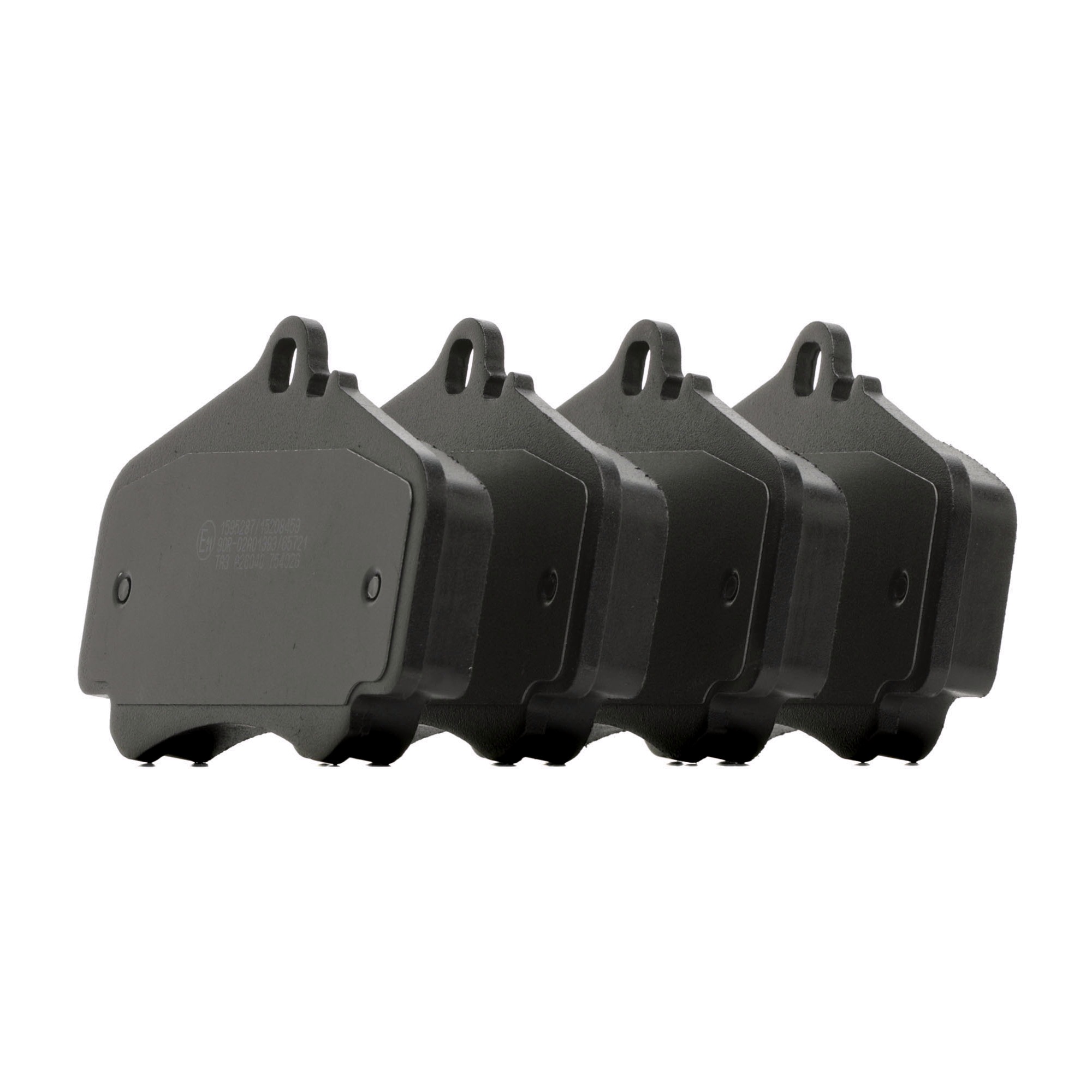 RIDEX 402B1372 Brake pad set Front Axle, prepared for wear warning indicator