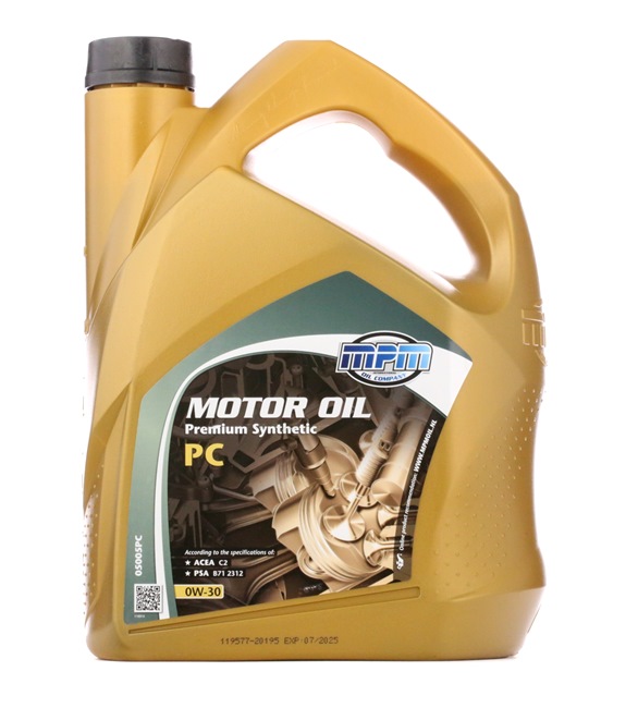 Hochwertiges Öl von MPM 8714293050537 0W-30, 5l, Synthetiköl