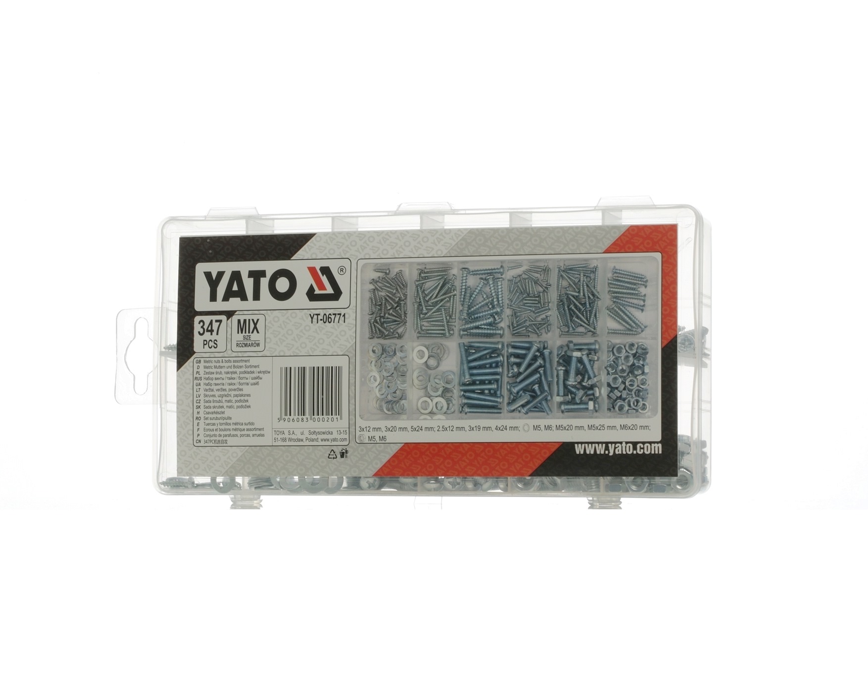 YATO Sortiment, Schrauben YT-06771