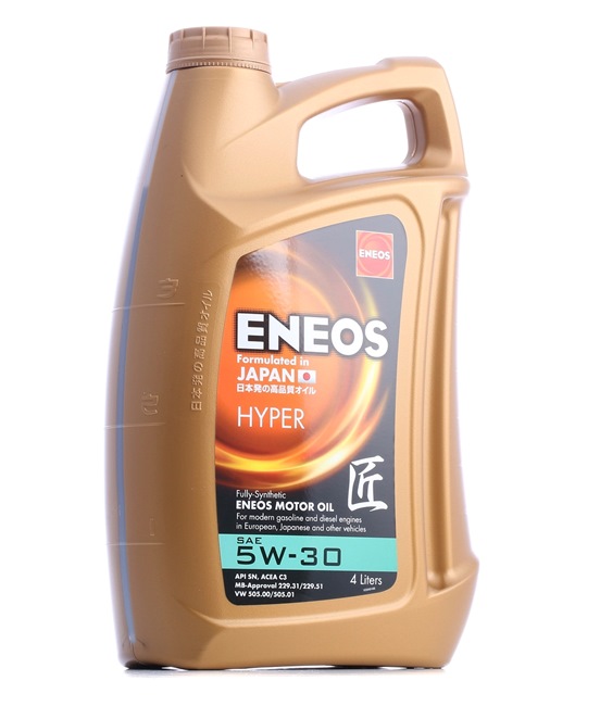 originálne ENEOS Motorový olej 5060263580690 5W-30, 4l, Syntetický olej
