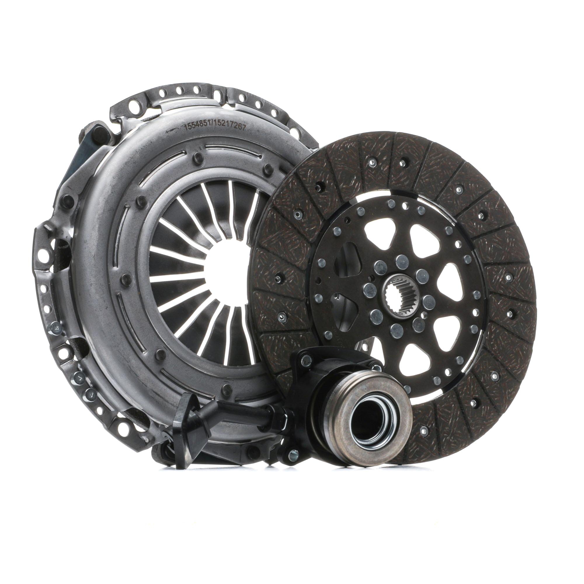 RIDEX 479C0369 Clutch kit for engines with dual-mass flywheel, with central slave cylinder, Requires special tools for mounting, Check and replace dual-mass flywheel if necessary., with automatic adjustment, 240mm