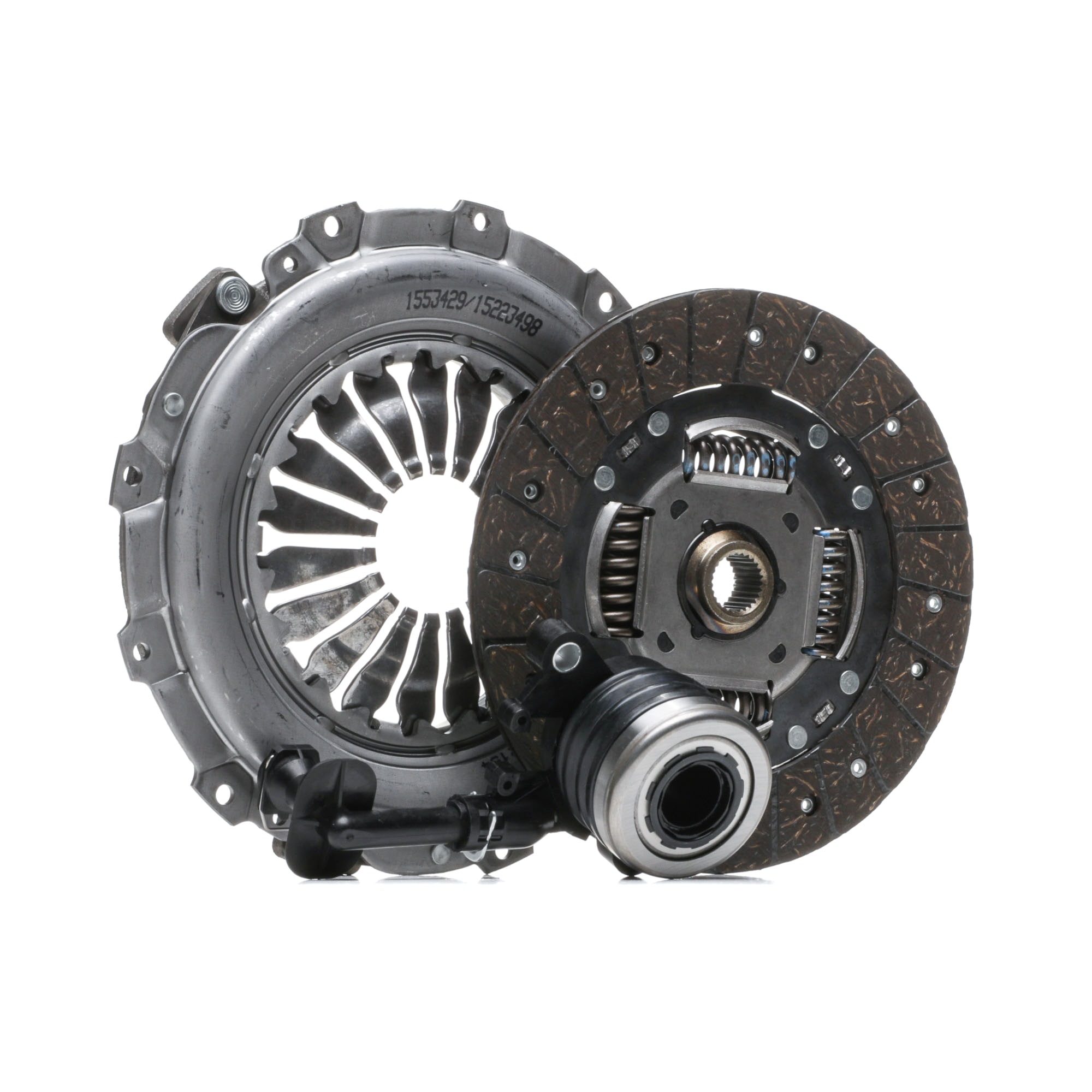 RIDEX 479C0417 Clutch kit with clutch pressure plate, with central slave cylinder, with clutch disc, 220mm
