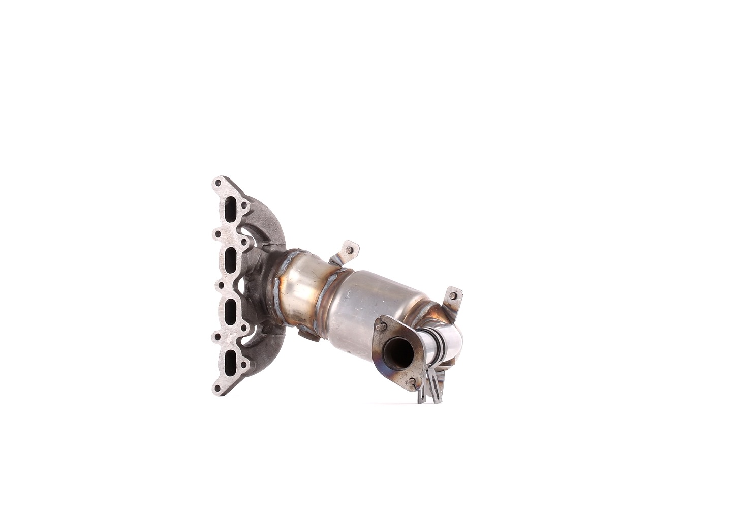 RIDEX 429C0443 Katalysator mit Befestigungsmaterial, mit Abgaskrümmerdichtung(en)