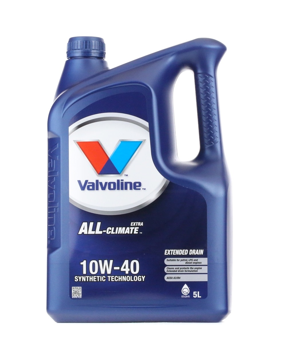 Automobile oil Valvoline 10W-40, 5l, Part Synthetic Oil longlife 872781