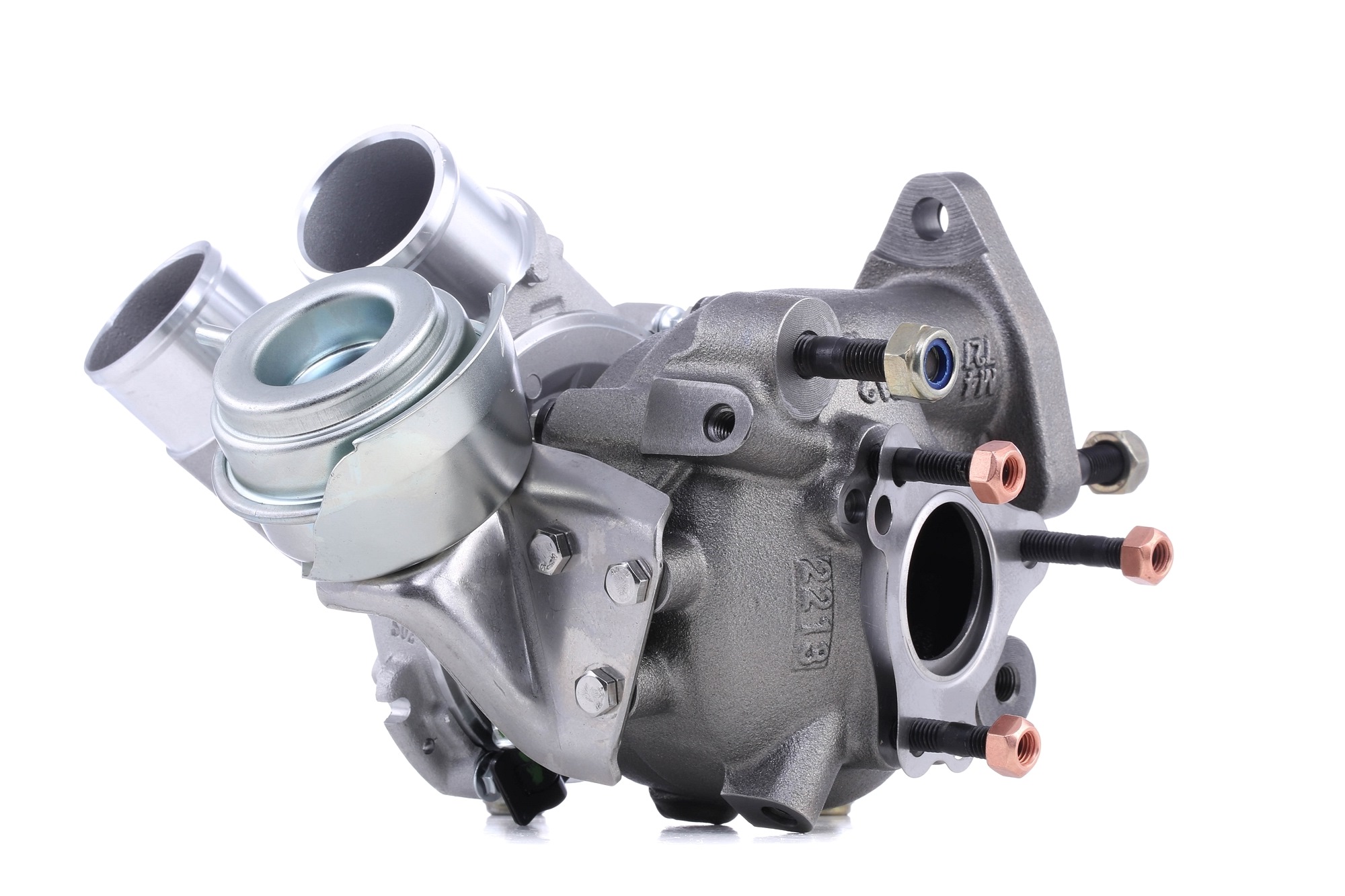 RIDEX 2234C0293 Turbocharger Exhaust Turbocharger, Vacuum-controlled, with attachment material, with gaskets/seals