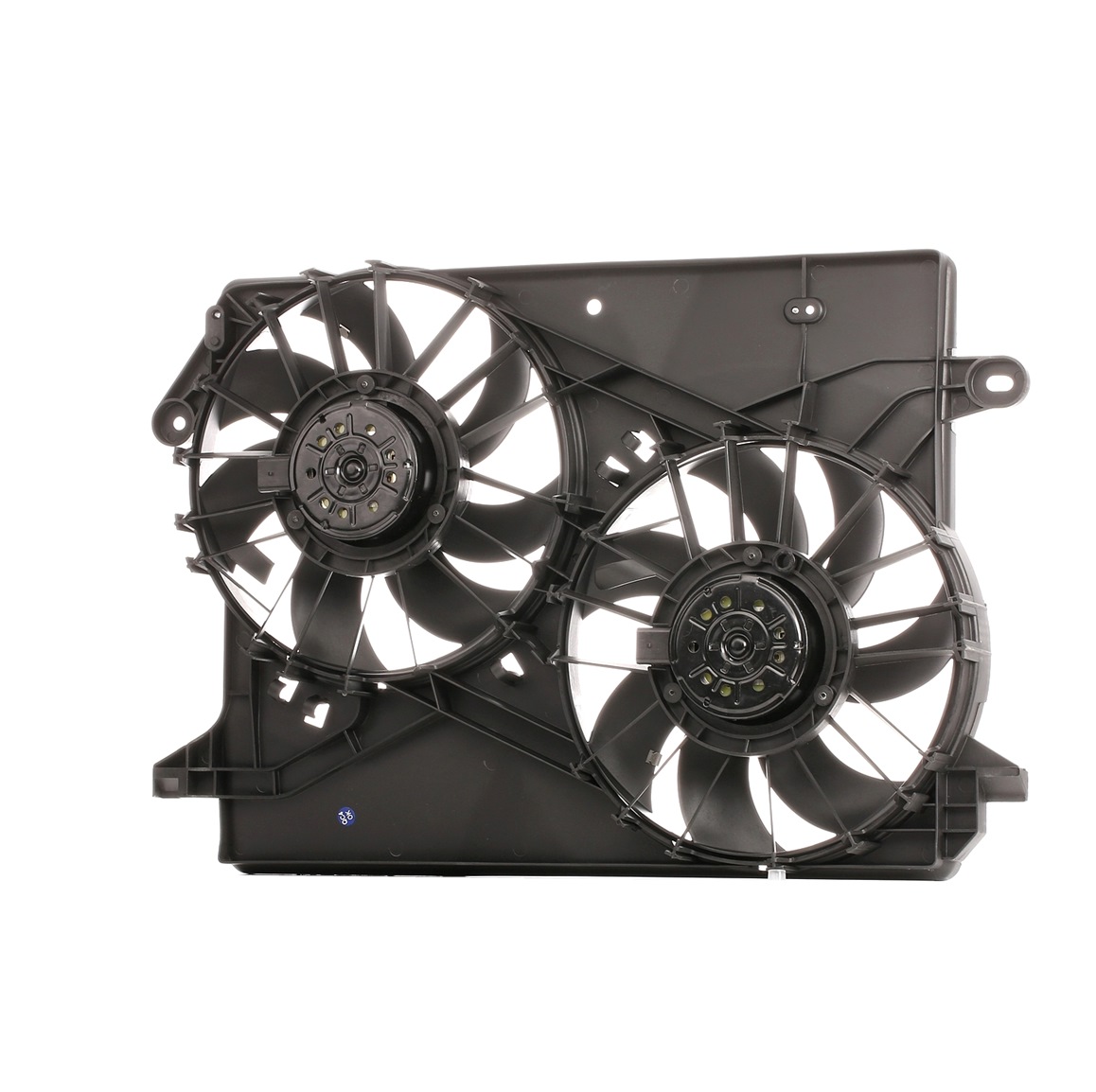 STARK for vehicles with/without air conditioning, Ø: 330/330 mm, 140+140W, with radiator fan shroud Cooling Fan SKRF-0300194 buy