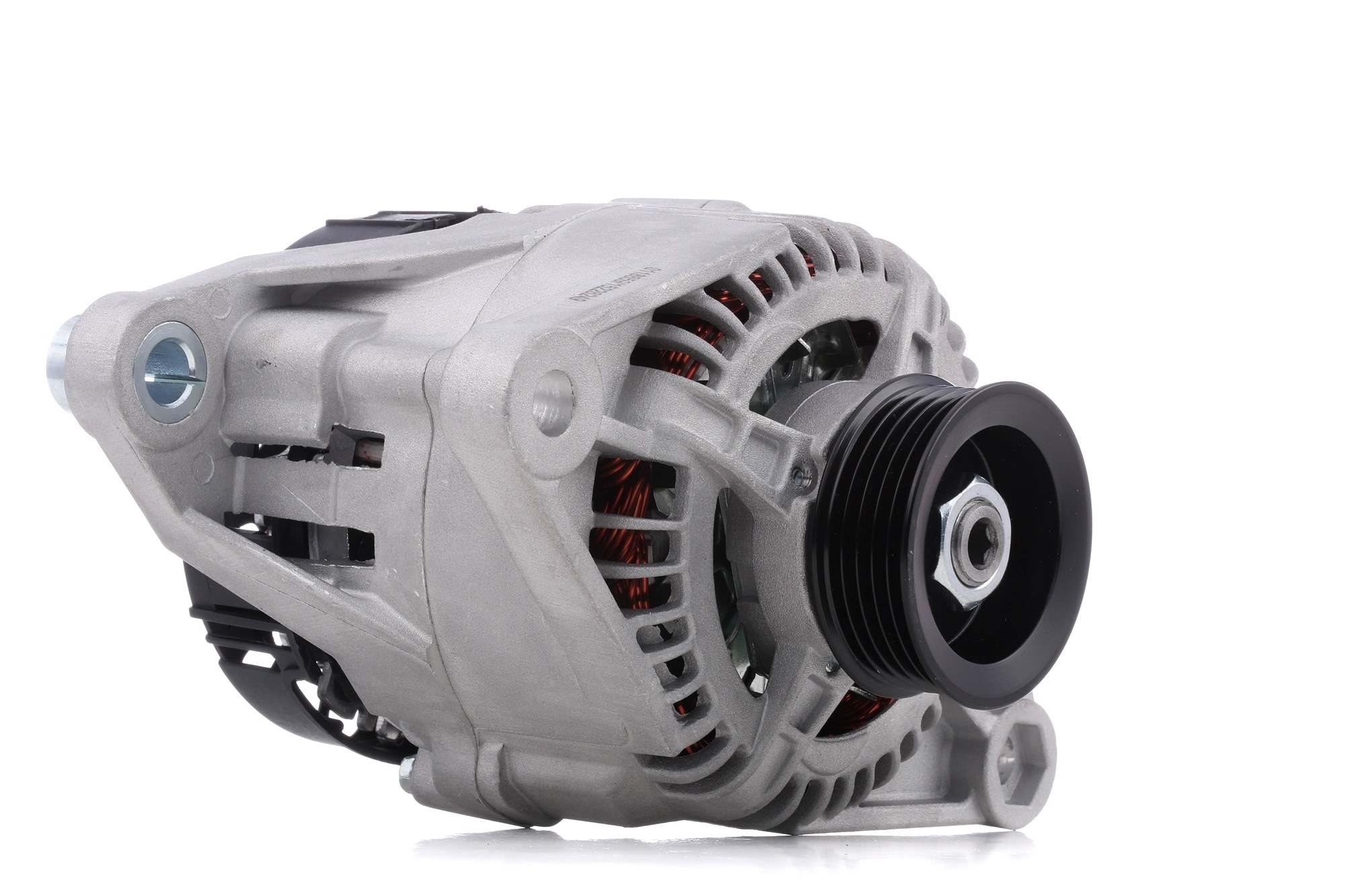 STARK 12V, 75A, M8 B+, B+D+, excl. vacuum pump, Ø 62 mm, with integrated regulator Number of ribs: 5 Generator SKGN-0320803 buy