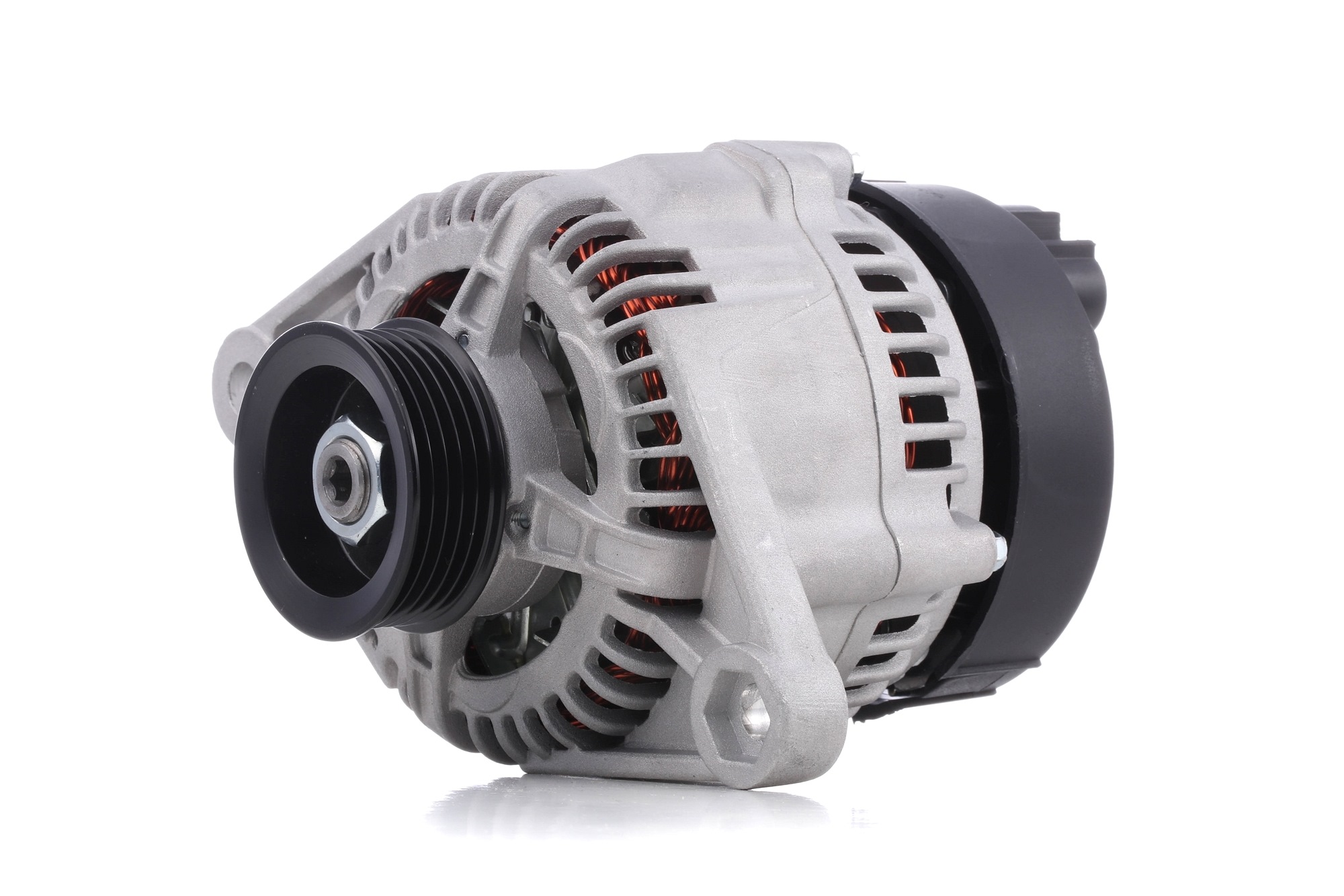 RIDEX 12V, 75A, M8 B+, B+D+, excl. vacuum pump, Ø 62 mm, with integrated regulator Number of ribs: 5 Generator 4G0581 buy