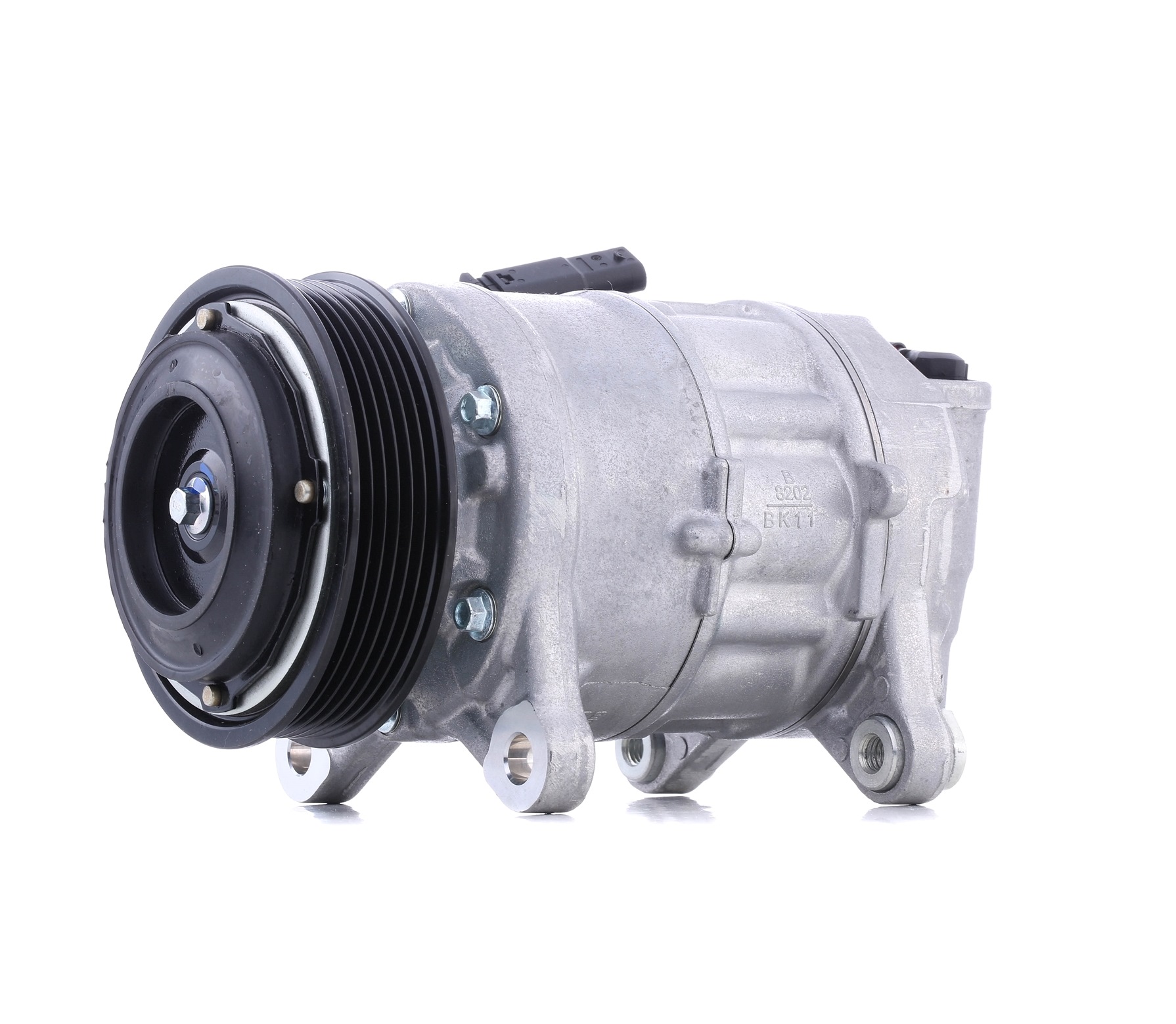 RIDEX 447K0439 Air conditioning compressor VS14, 12V, PAG 46 YF, PAG 46, R 1234yf, R 134a, with magnetic clutch, with seal ring