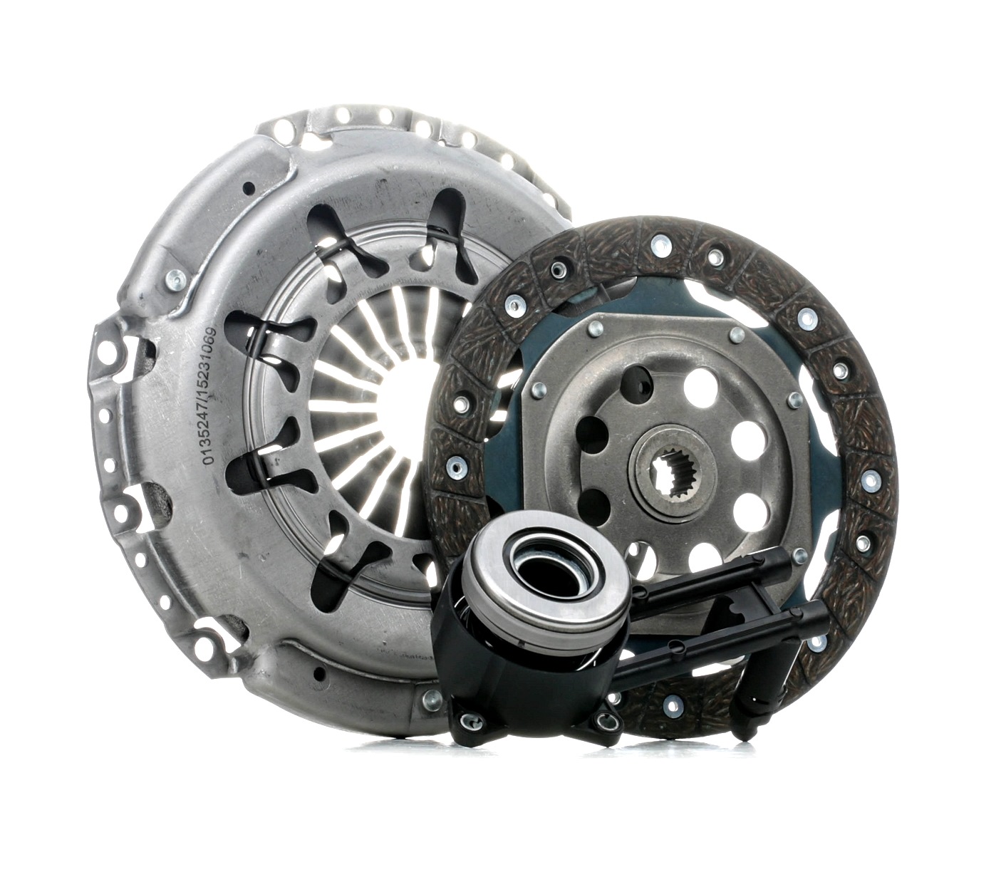 STARK with clutch pressure plate, with central slave cylinder, with clutch disc, 210mm Ø: 210mm Clutch replacement kit SKCK-0100548 buy