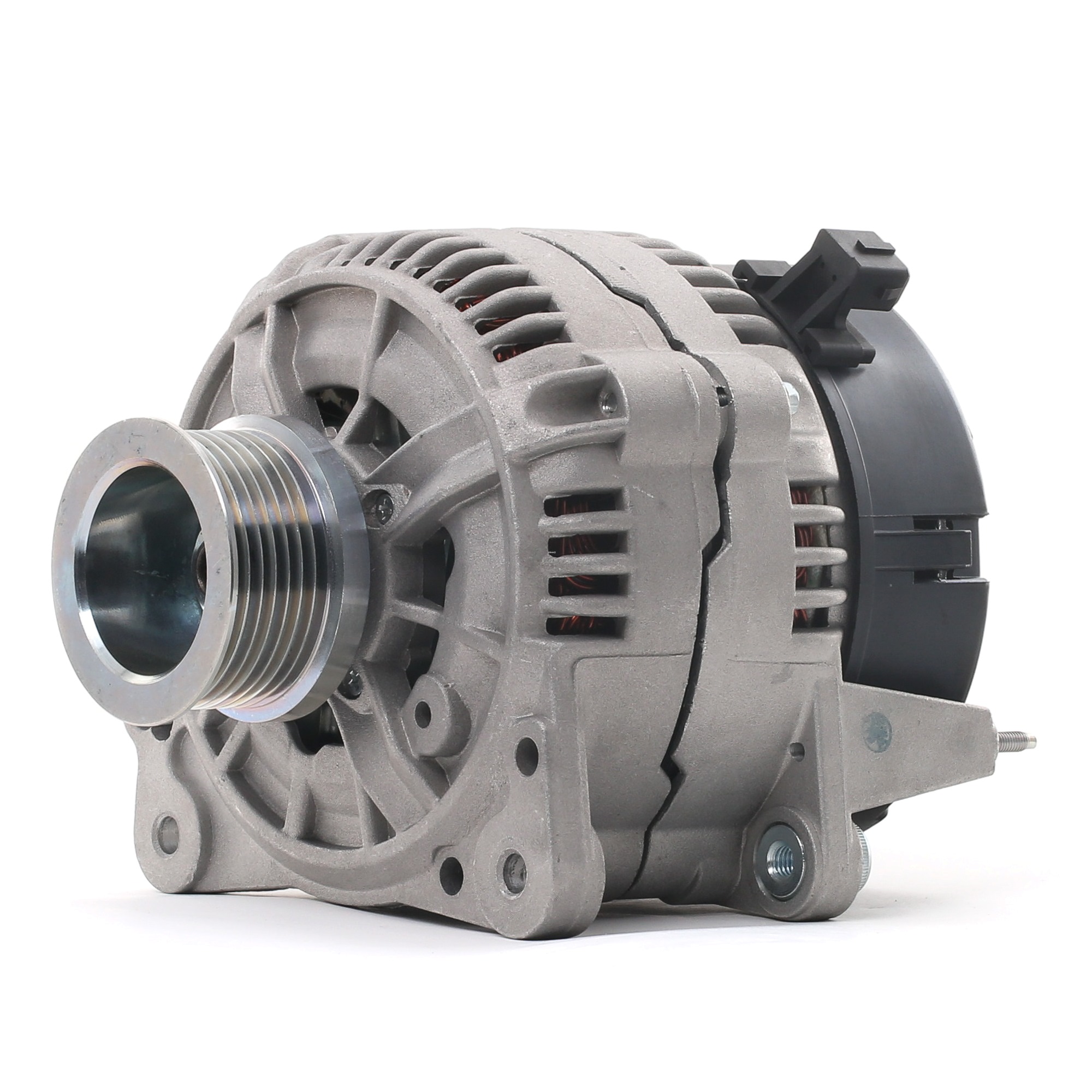 RIDEX 4G0786 Alternator 12V, 150A, M8 B+, excl. vacuum pump, Ø 61 mm, with integrated regulator