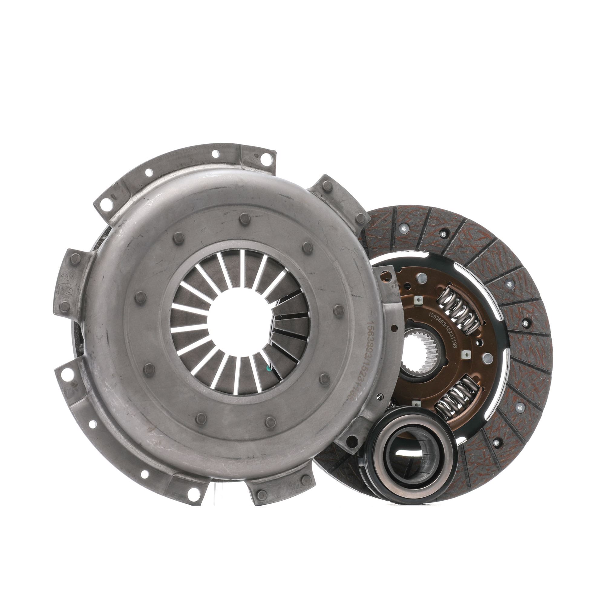 RIDEX with clutch pressure plate, with clutch disc, with clutch release bearing, 220mm Ø: 220mm Clutch replacement kit 479C0552 buy
