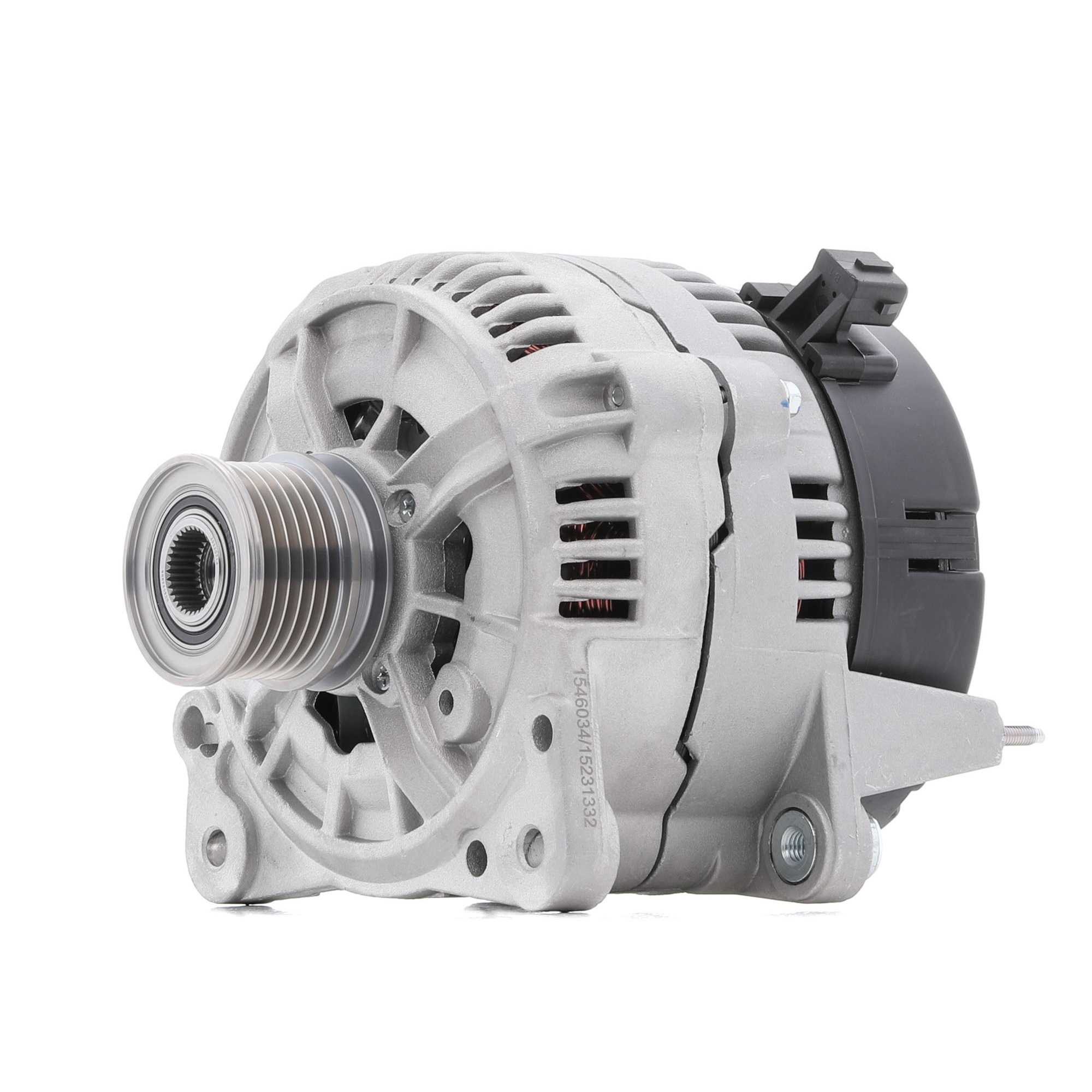 RIDEX 4G0795 Alternator 14V, 120A, M8 B+, B+ D+ DF, excl. vacuum pump, Ø 50 mm, with integrated regulator