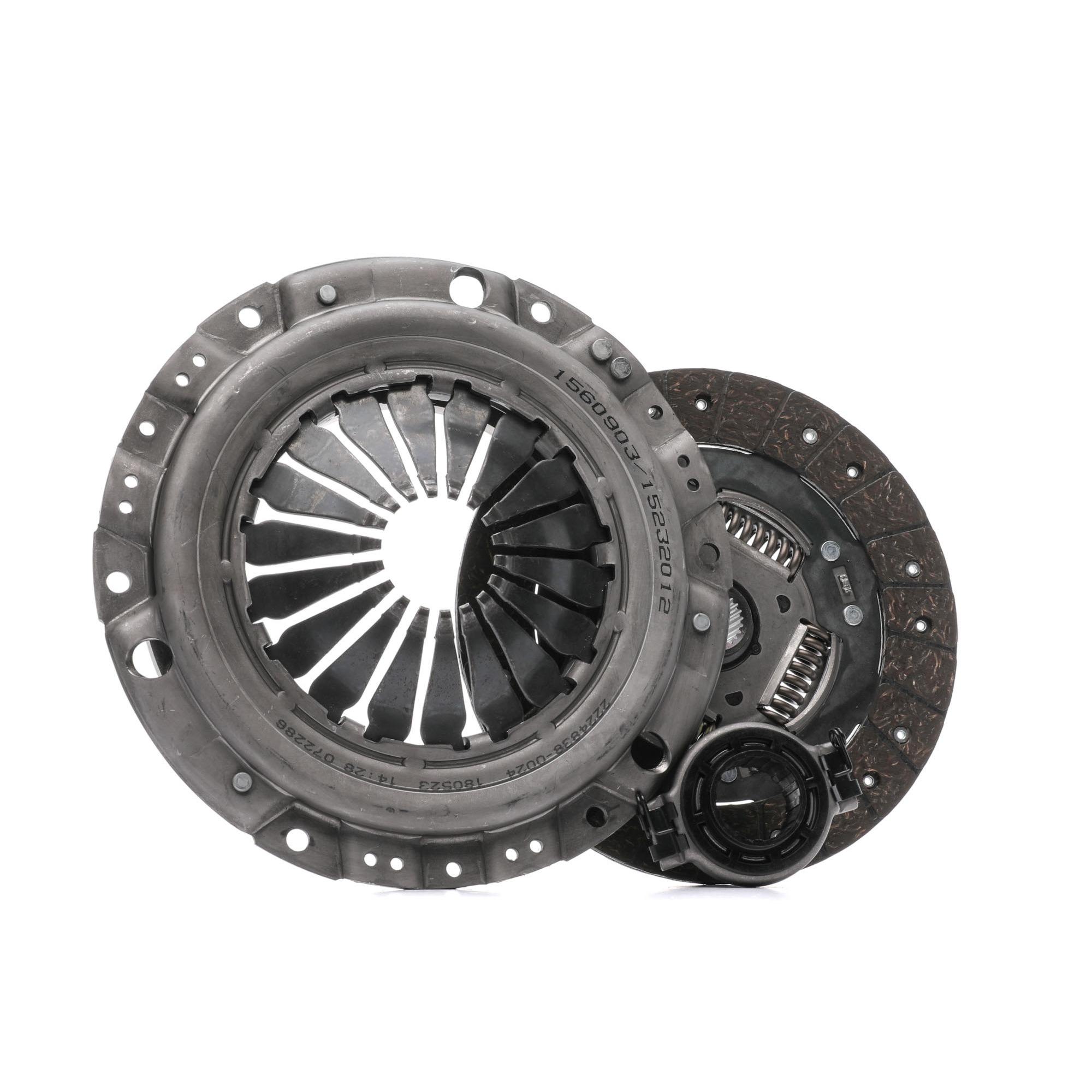 RIDEX 479C0579 Clutch kit with clutch release bearing, with clutch disc, 230mm