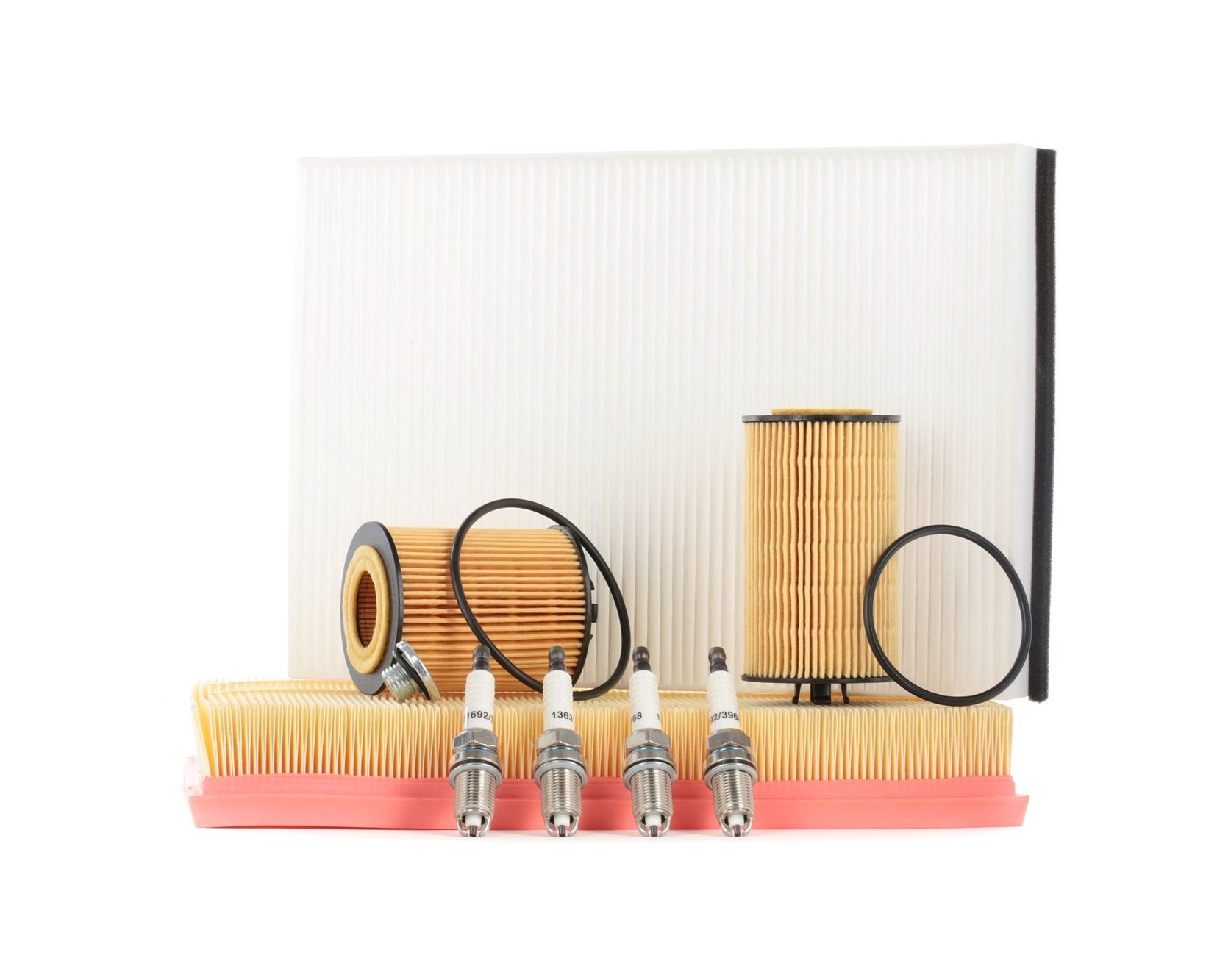 RIDEX 4682P0007 Service kit Filter Insert, Particulate Filter, with air filter, with oil drain plug, Multi-piece