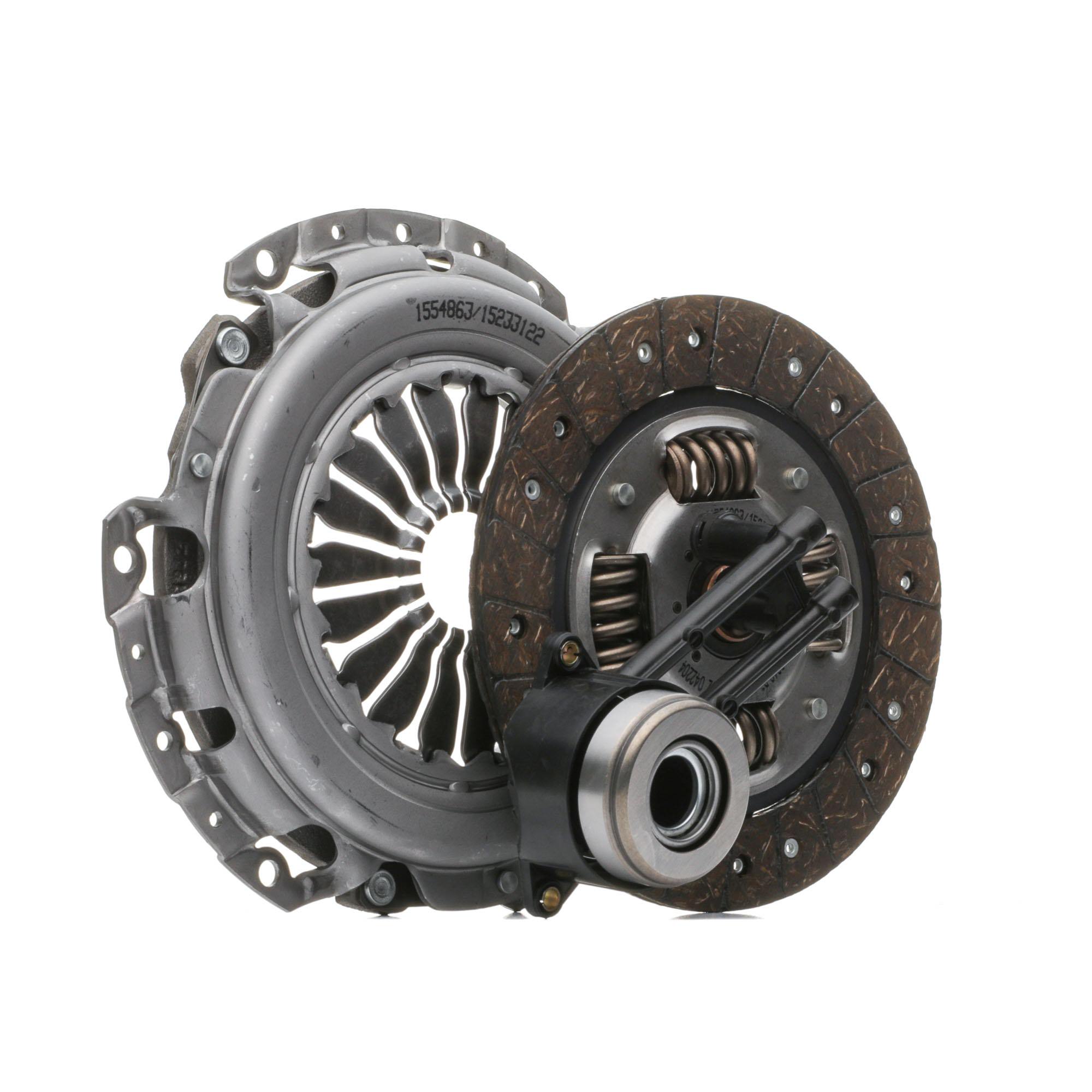 RIDEX with clutch pressure plate, with central slave cylinder, with clutch disc, 220mm Ø: 220mm Clutch replacement kit 479C0595 buy