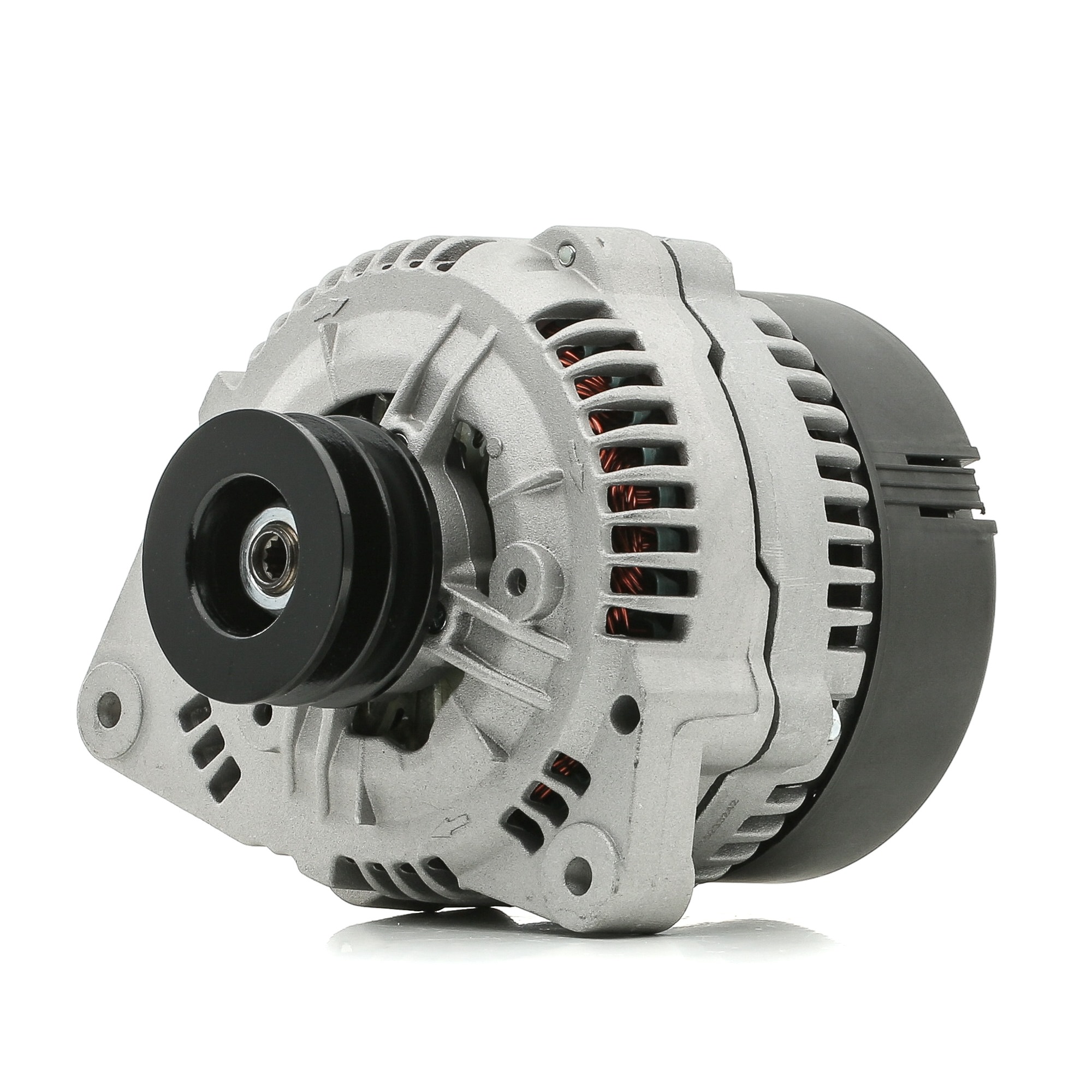 RIDEX 4G0869 Alternator 14V, 100A, M8 B+, excl. vacuum pump, Ø 66 mm, with integrated regulator