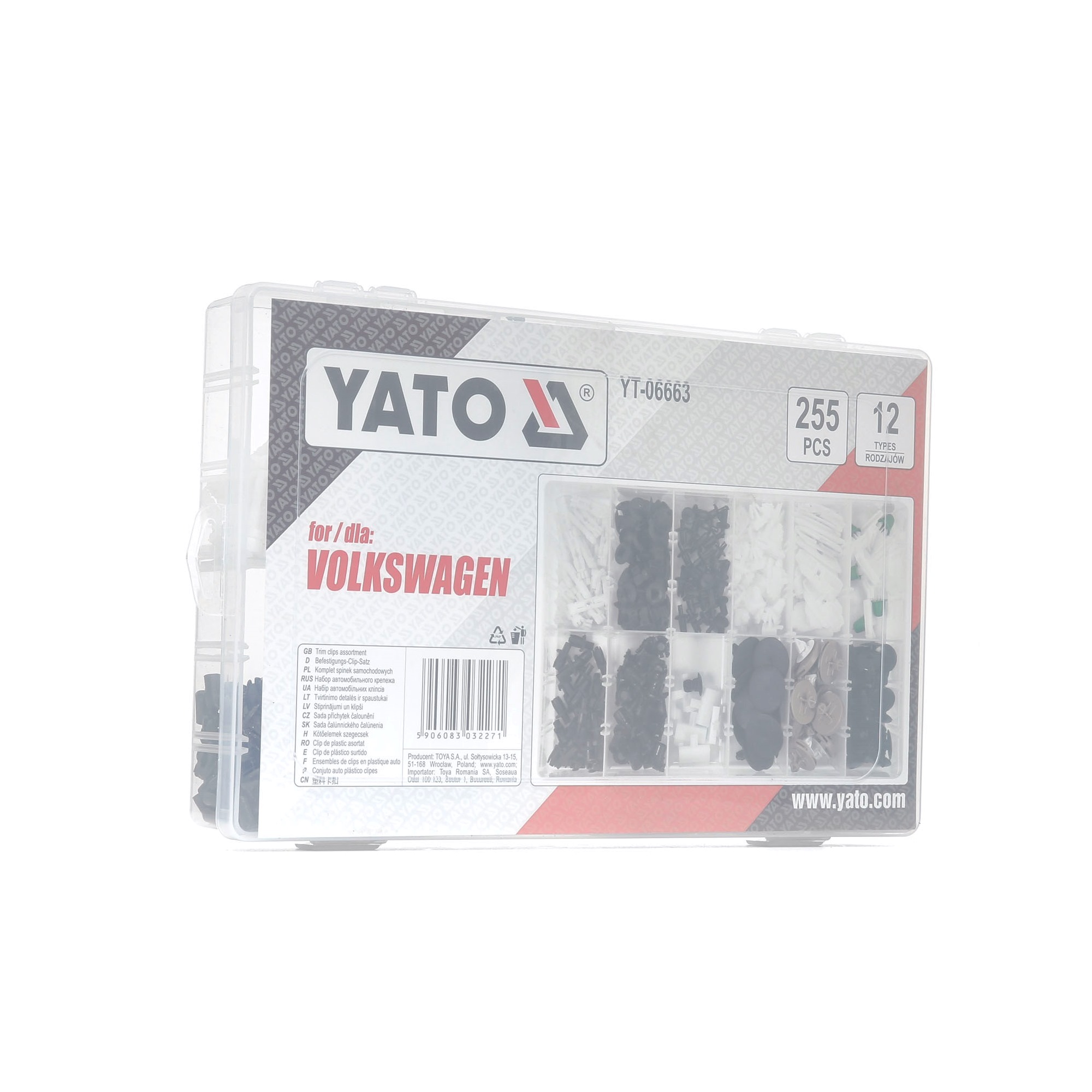 YT-06663 YATO Halteclipsatz, Innenraumverkleidung YT-06663 günstig