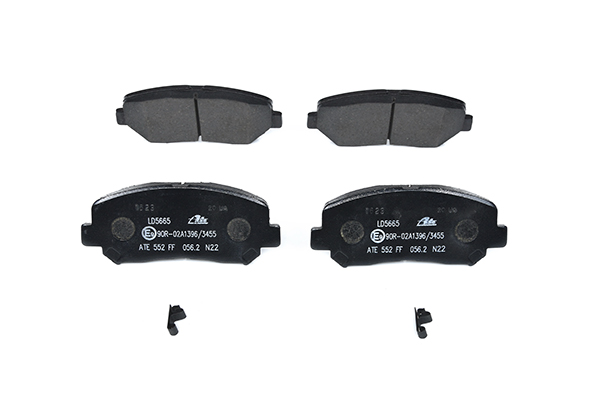 ATE 13.0470-5665.2 Brake pad set with acoustic wear warning