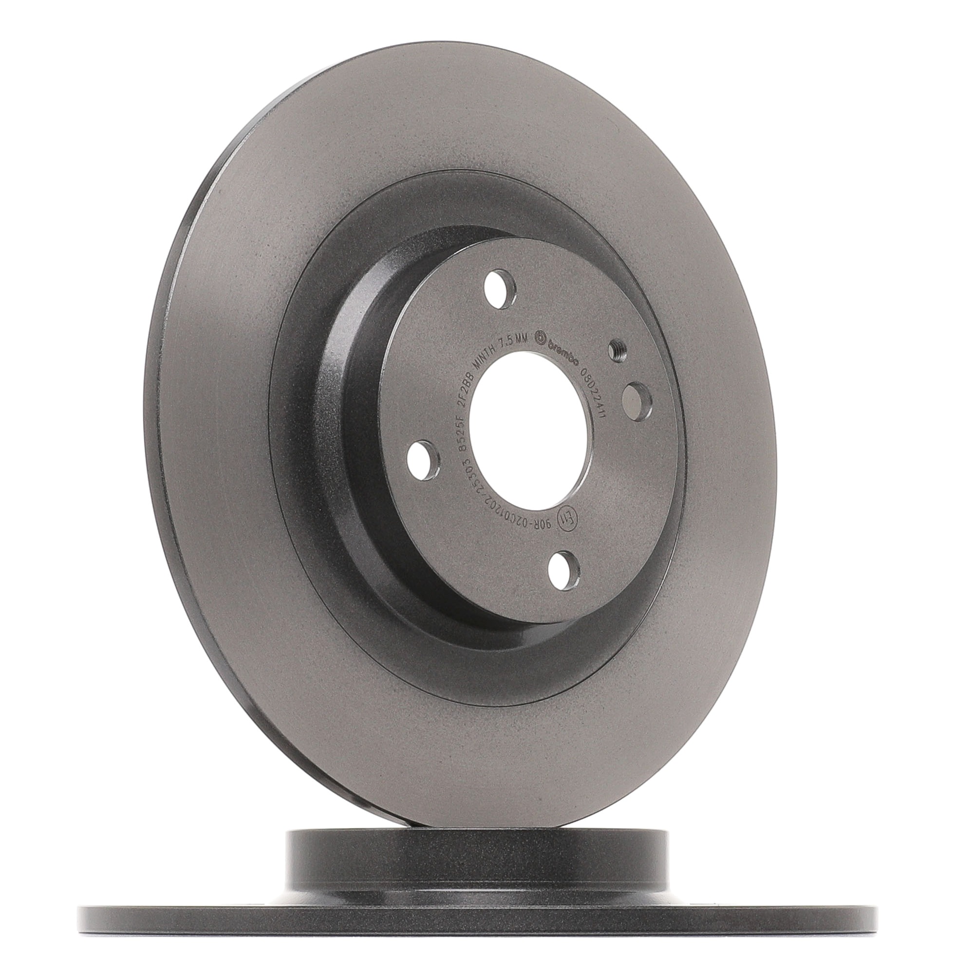 BREMBO Prime 08.D224.11 Disco freno 280x9,5mm, 4, pieno