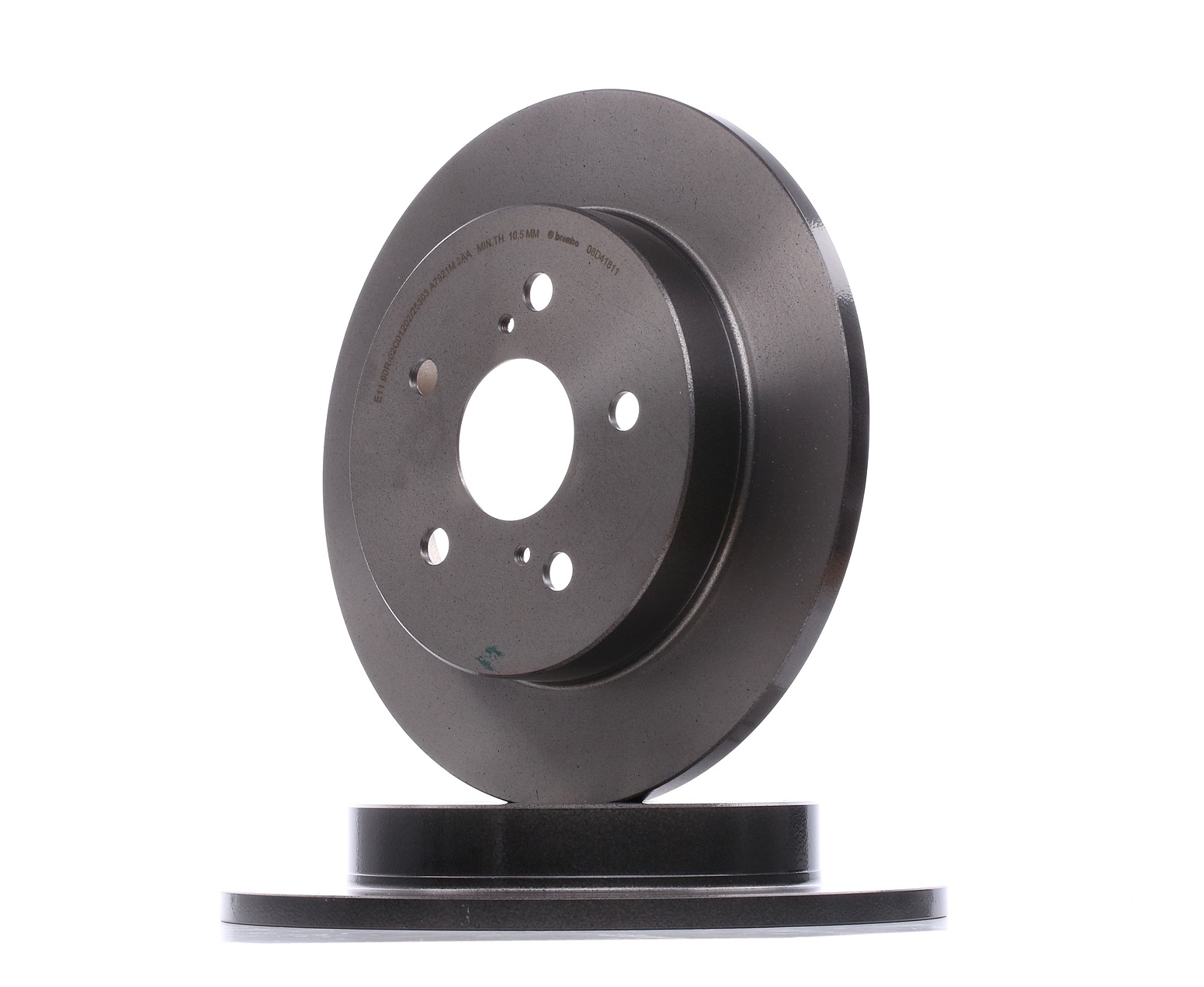 BREMBO 281x112mm, 5, solid, Coated Ø: 281mm, Num. of holes: 5, Brake Disc Thickness: 112mm Brake rotor 08.D418.11 buy