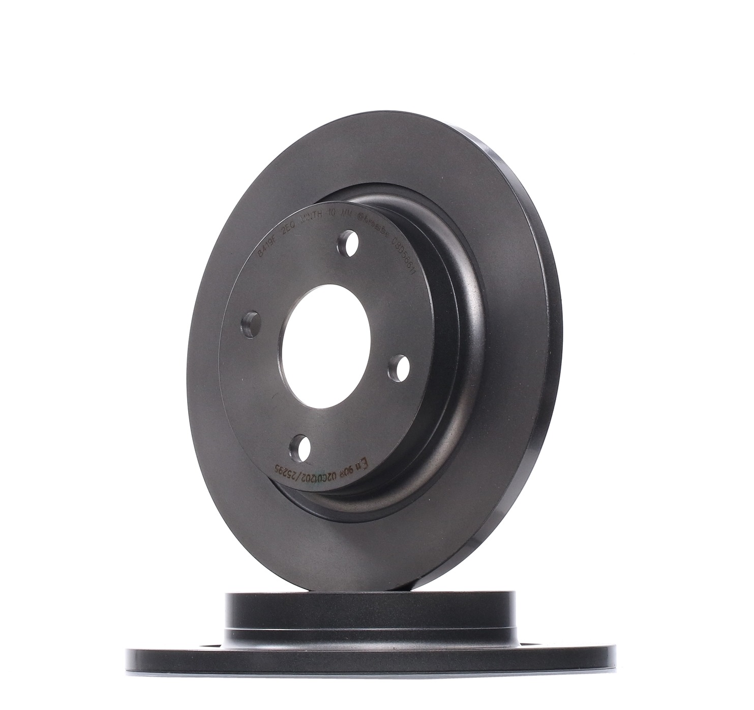 BREMBO 253x12mm, 4, solid, Coated Ø: 253mm, Num. of holes: 4, Brake Disc Thickness: 12mm Brake rotor 08.D566.11 buy