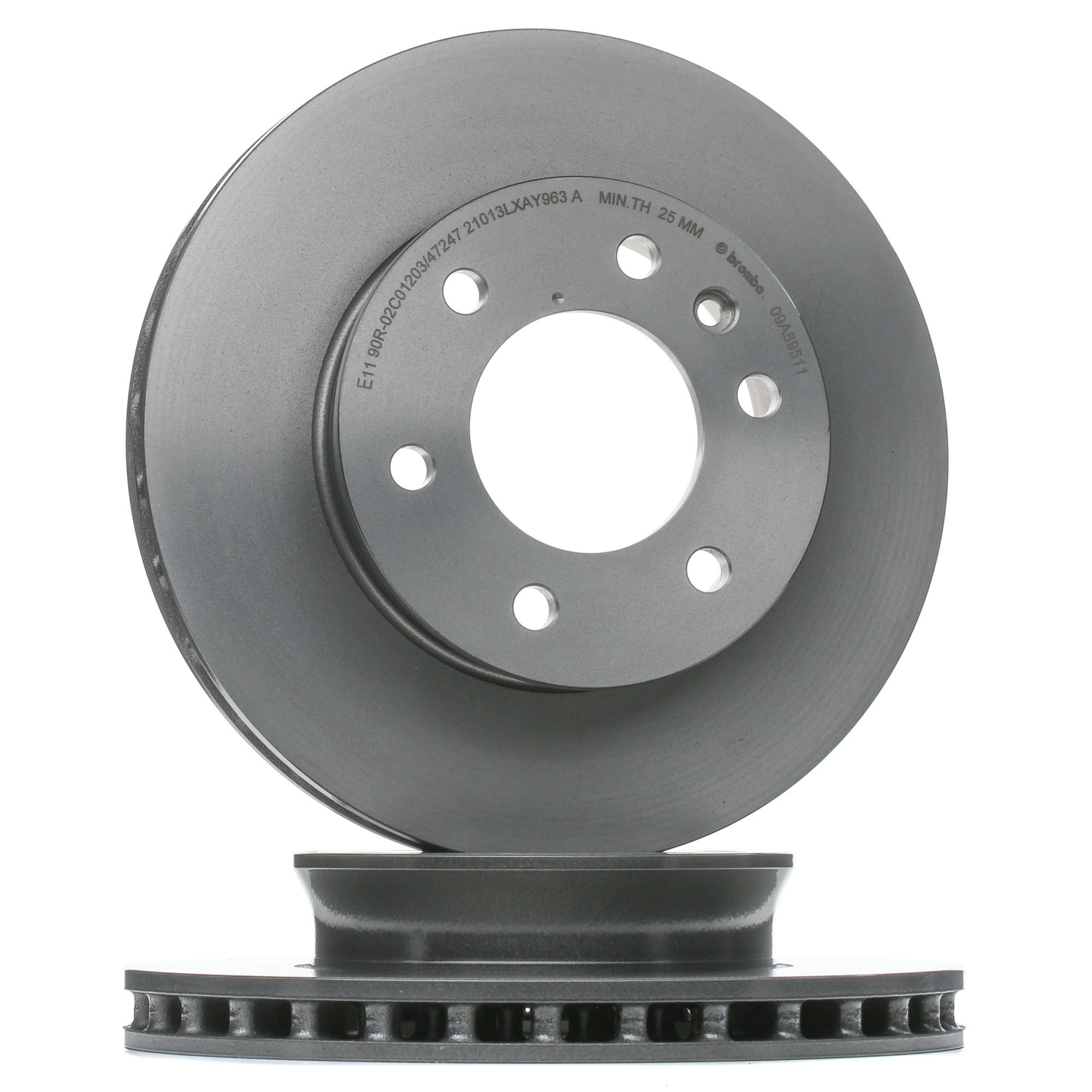 BREMBO 09.A895.11 Brake discs MERCEDES-BENZ SPRINTER 2014 in original quality
