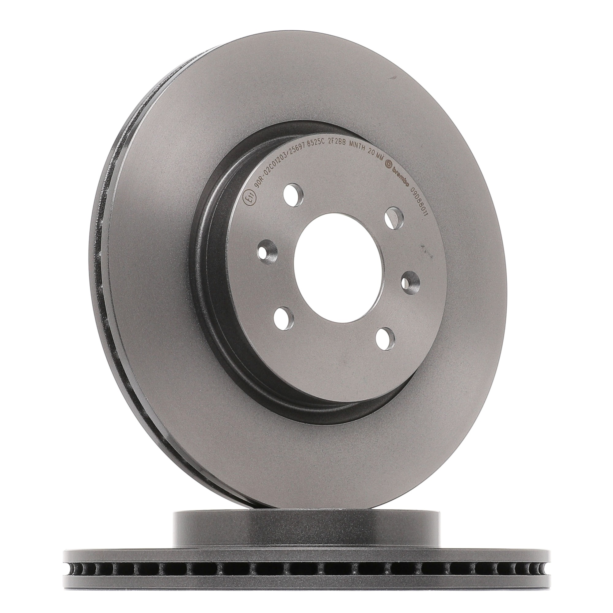 09.D880.11 Jarrulevy BREMBO 51712-H8-580 KIA