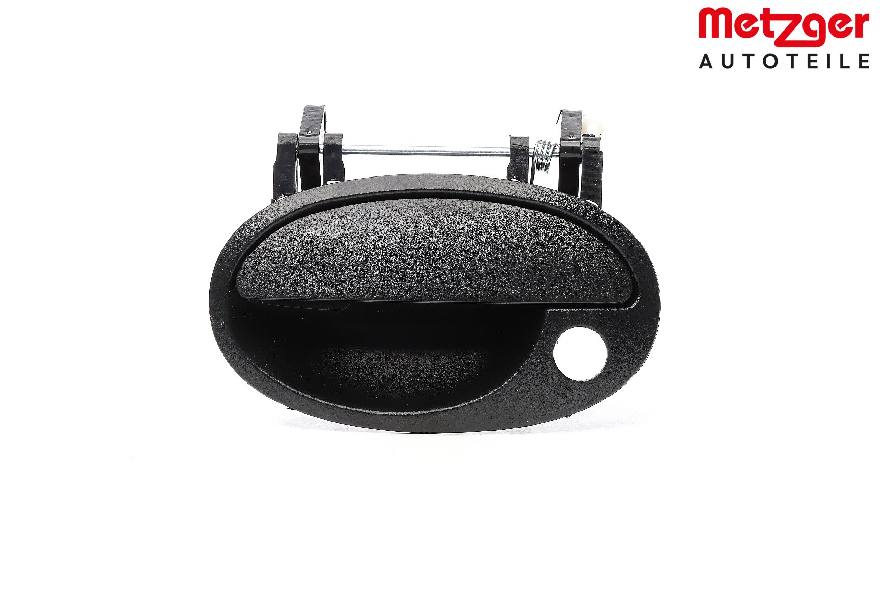 METZGER 2310605 Maniglia porta anteriore Sx, senza cilindro serratura, senza chiave, nero