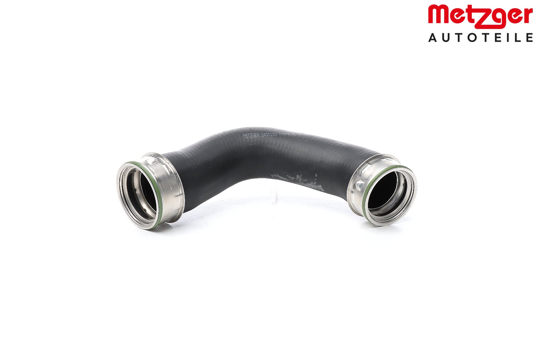 METZGER Rubber with fabric lining, with quick couplers Intercooler pipe 2400133 buy