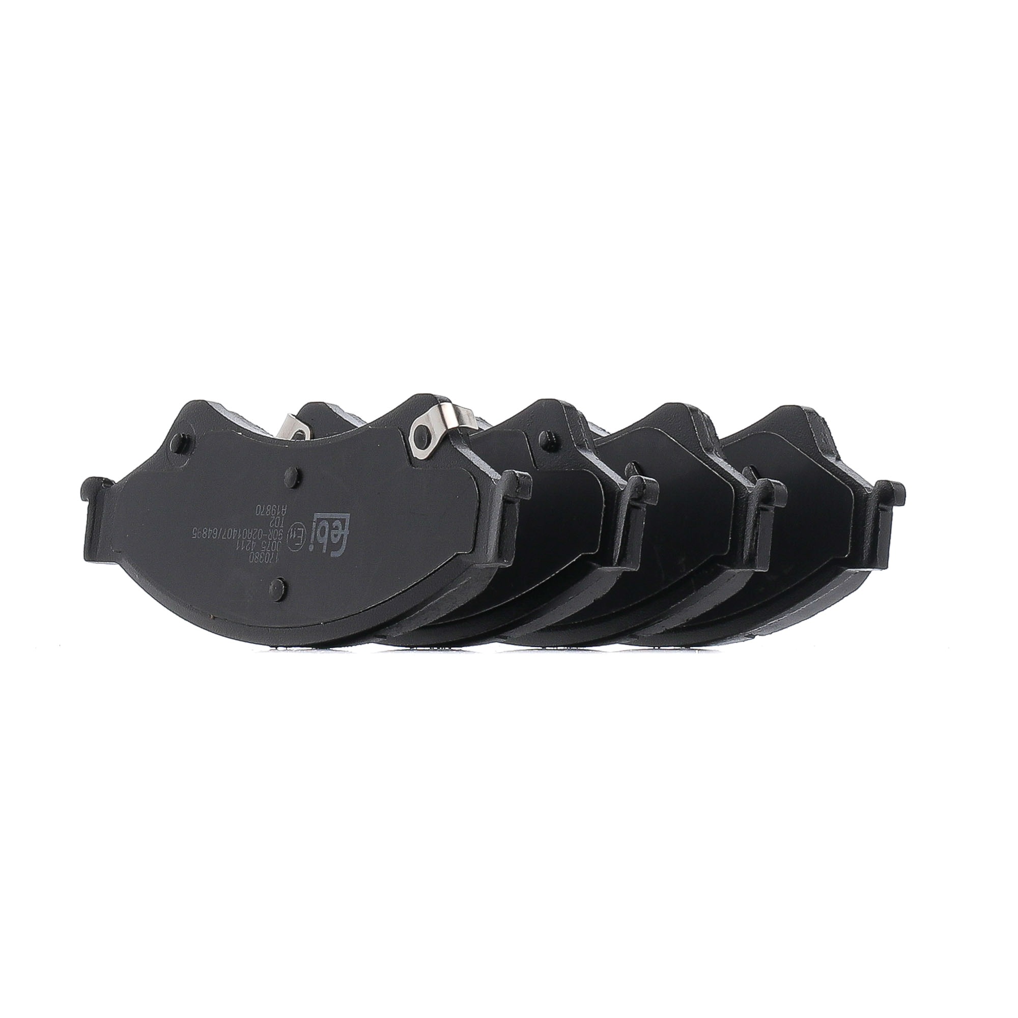 FEBI BILSTEIN 170380 Brake pad set Front Axle, with acoustic wear warning