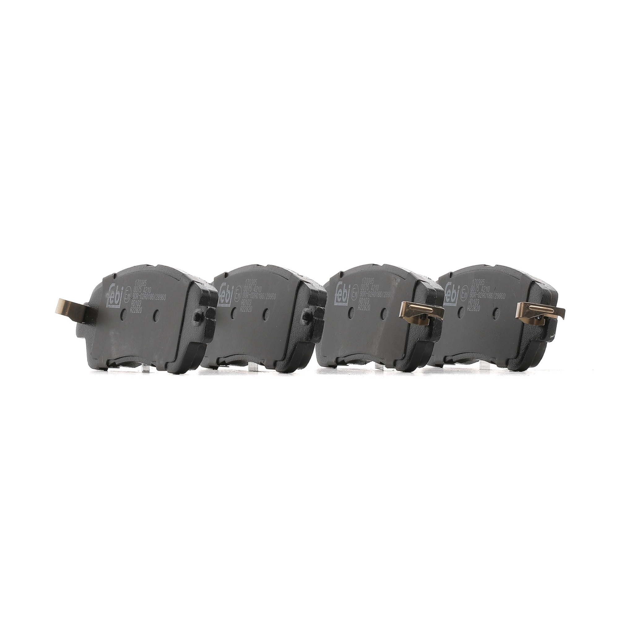 FEBI BILSTEIN 170385 remblokken MAZDA 2 Hatchback (DL, DJ) kosten