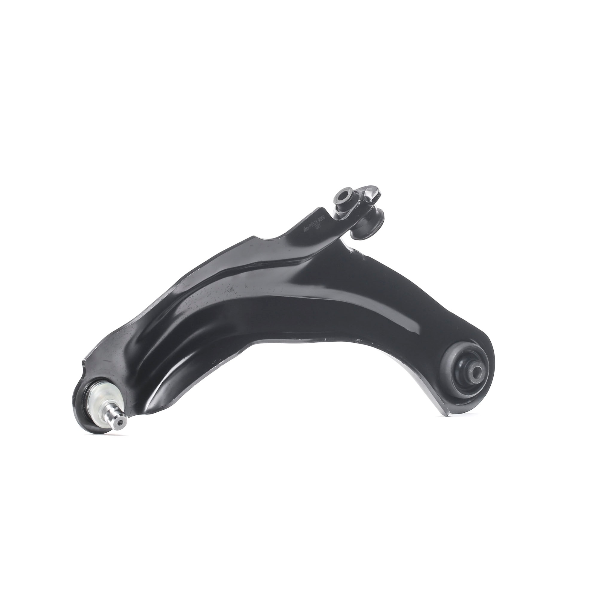 Track control arm FEBI BILSTEIN with bearing(s), Front Axle Left, Lower, Control Arm, Sheet Steel - 170526