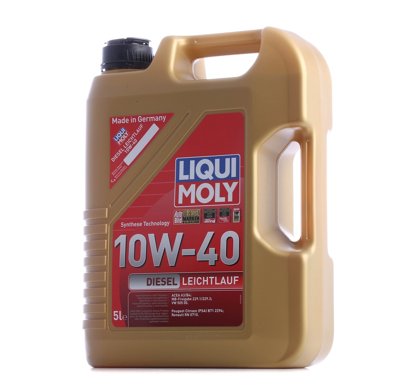 Auto oil LIQUI MOLY 10W-40, 5l longlife 21315