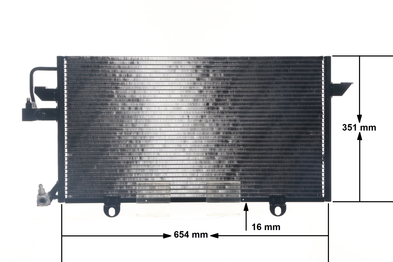 351035551 MAHLE ORIGINAL sem secador, 615mm Condensador, ar condicionado AC 157 000S comprar económica