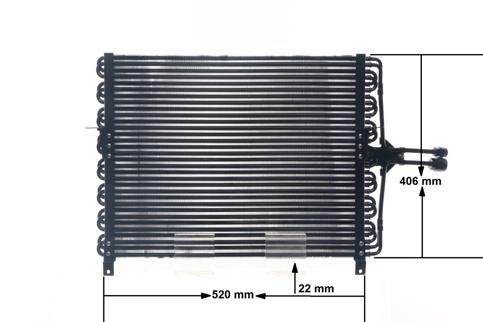 351035751 AC165000S Air conditioning condenser MAHLE ORIGINAL 123 830 07 70