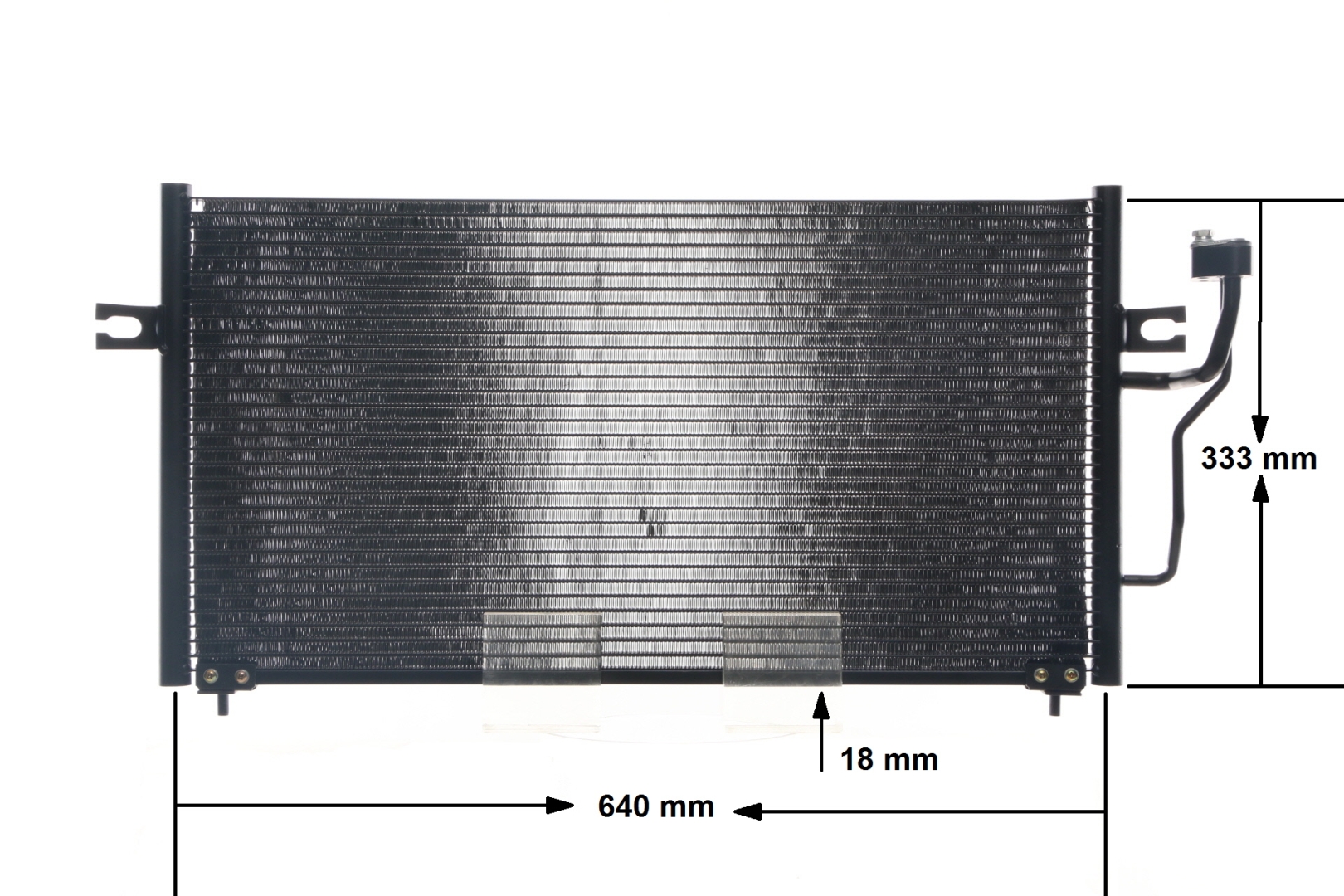 MAHLE ORIGINAL AC 458 000S kondensor ac MITSUBISHI SPACE STAR pris