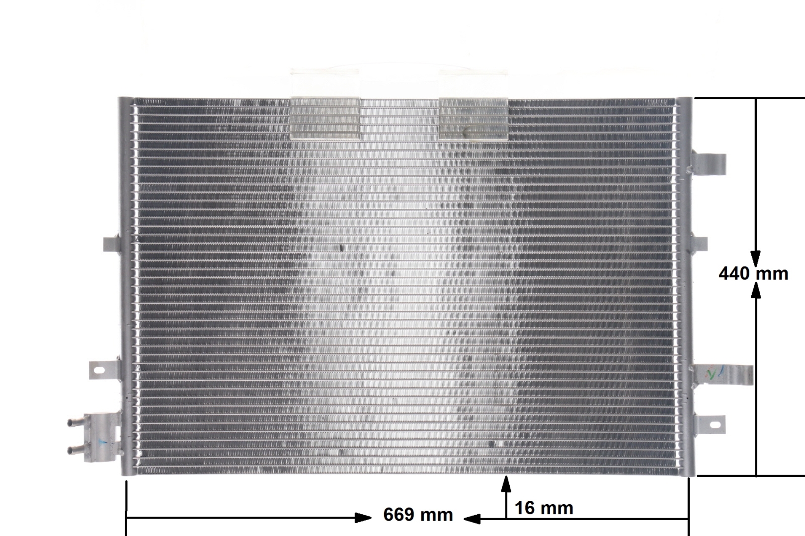 351318361 MAHLE ORIGINAL Tiivisterenkaalla, ilman vedenerotinta, 16mm, 9,1mm, 629mm Lauhdutin AC 690 000S