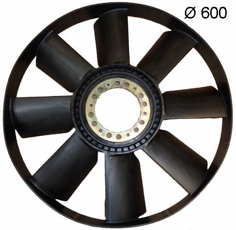 376702021 MAHLE ORIGINAL CFW5000P Fan Wheel, engine cooling 51 06601 0265