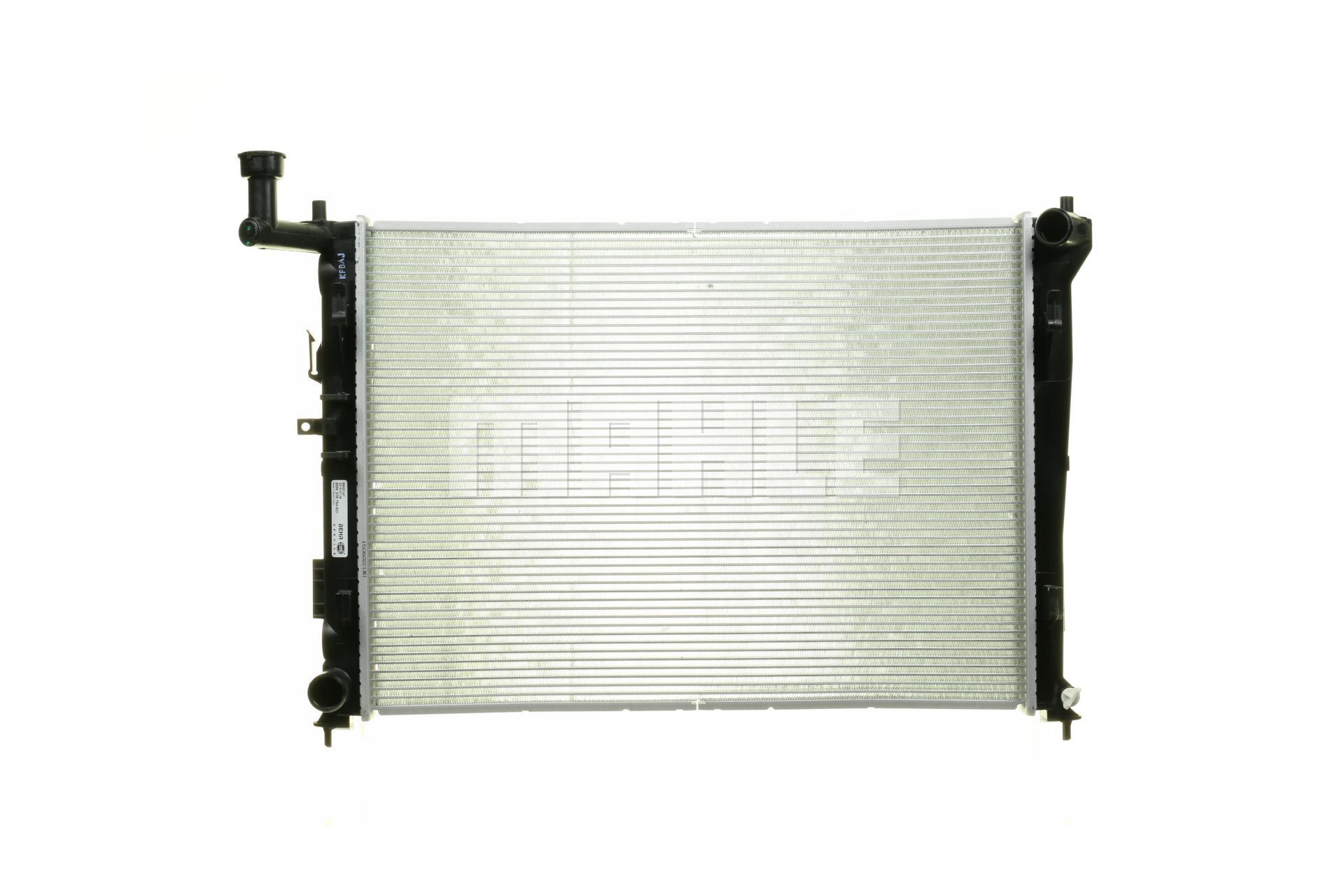 MAHLE ORIGINAL CR 1118 000P Engine radiator for vehicles with air conditioning, 600 x 456 x 14 mm, Manual Transmission, Brazed cooling fins