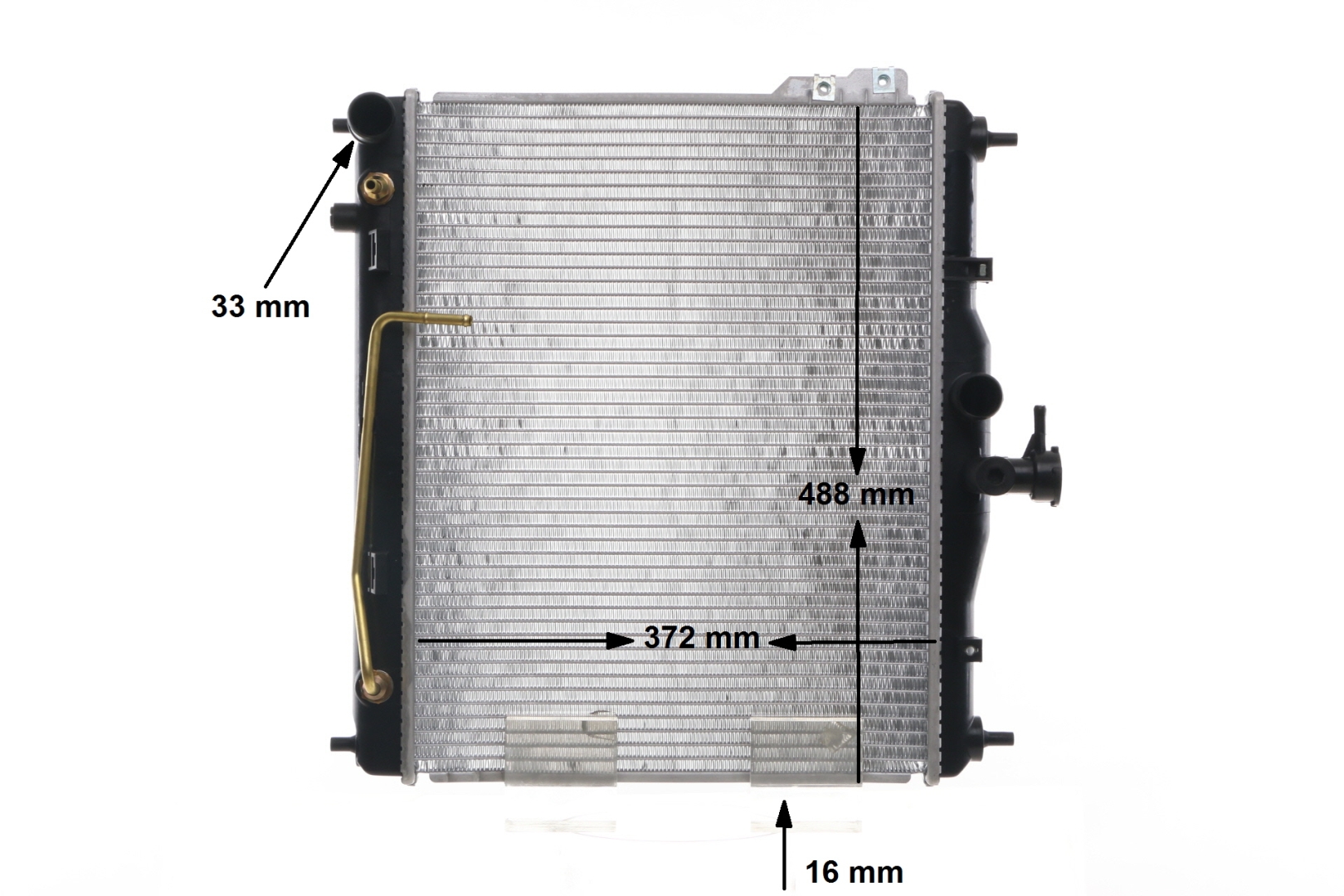 376762014 MAHLE ORIGINAL CR1278000S Hyundai Getz TB 1.5i Radiator 99 hp Petrol 2005 cost