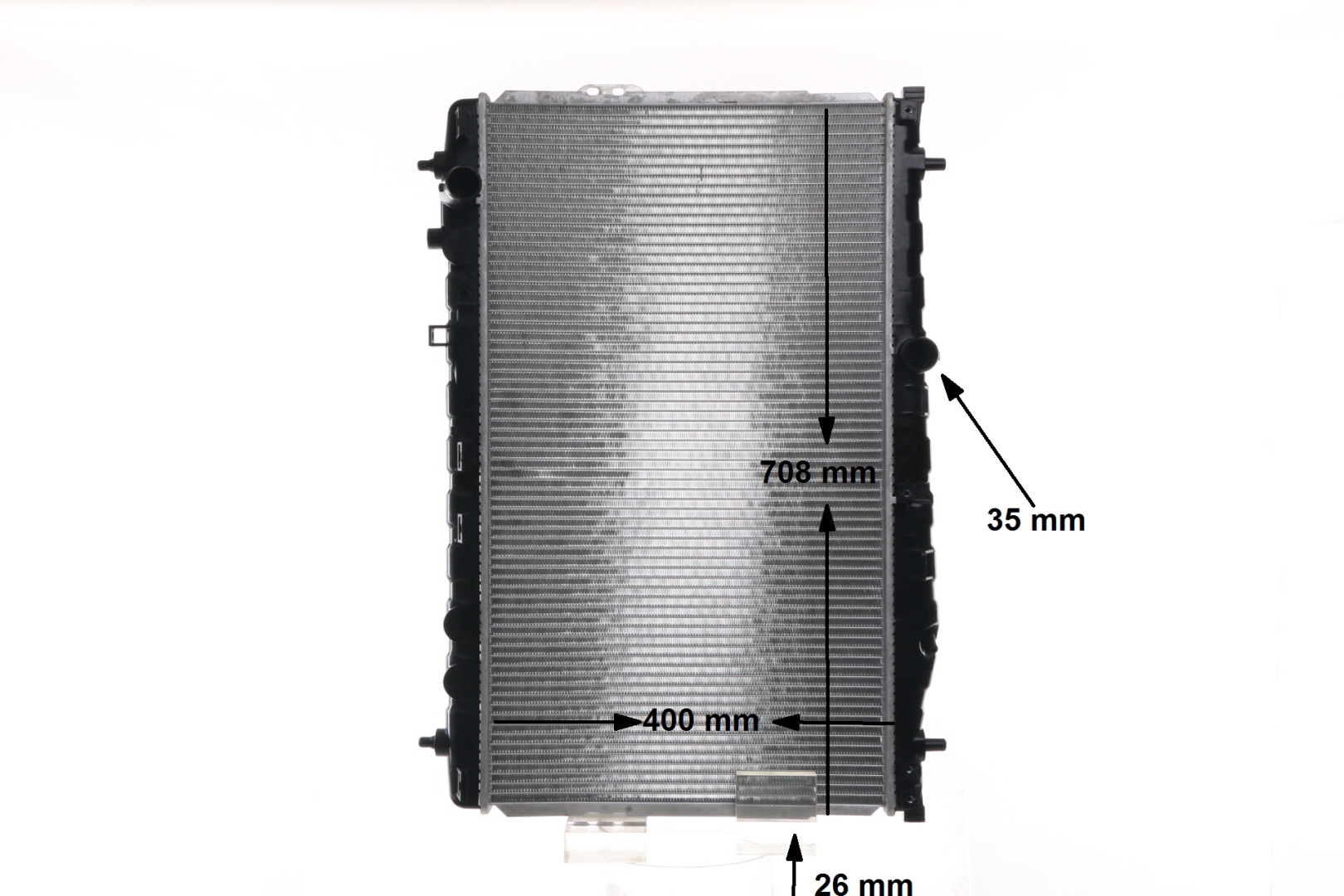 MAHLE ORIGINAL CR 1295 000S Kühler HYUNDAI Trajet (FO)