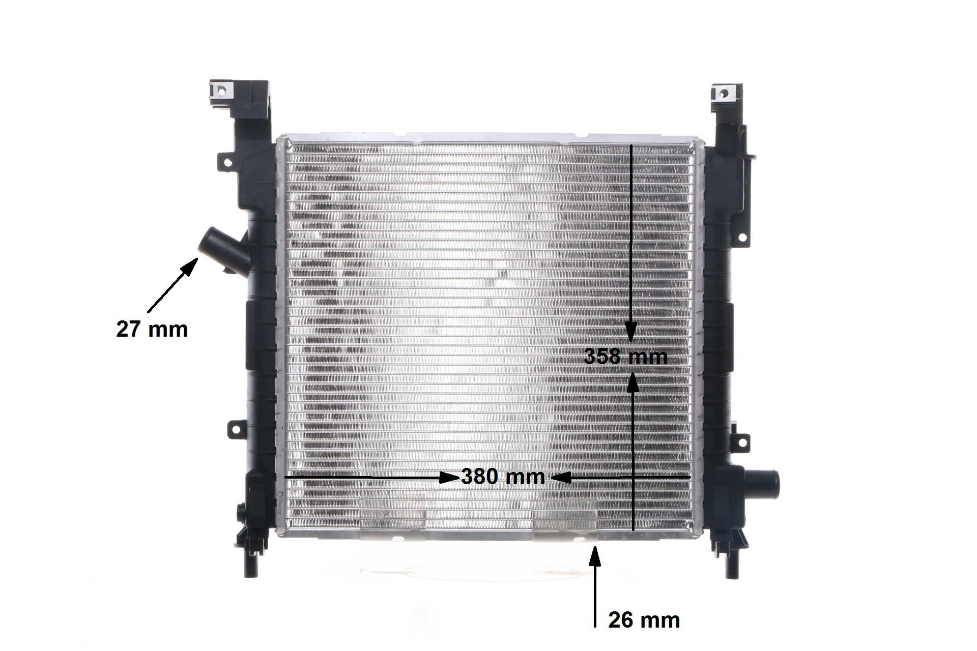 376764251 CR1350000S Chladič, chlazení motoru MAHLE ORIGINAL 1S5H 8005 BA