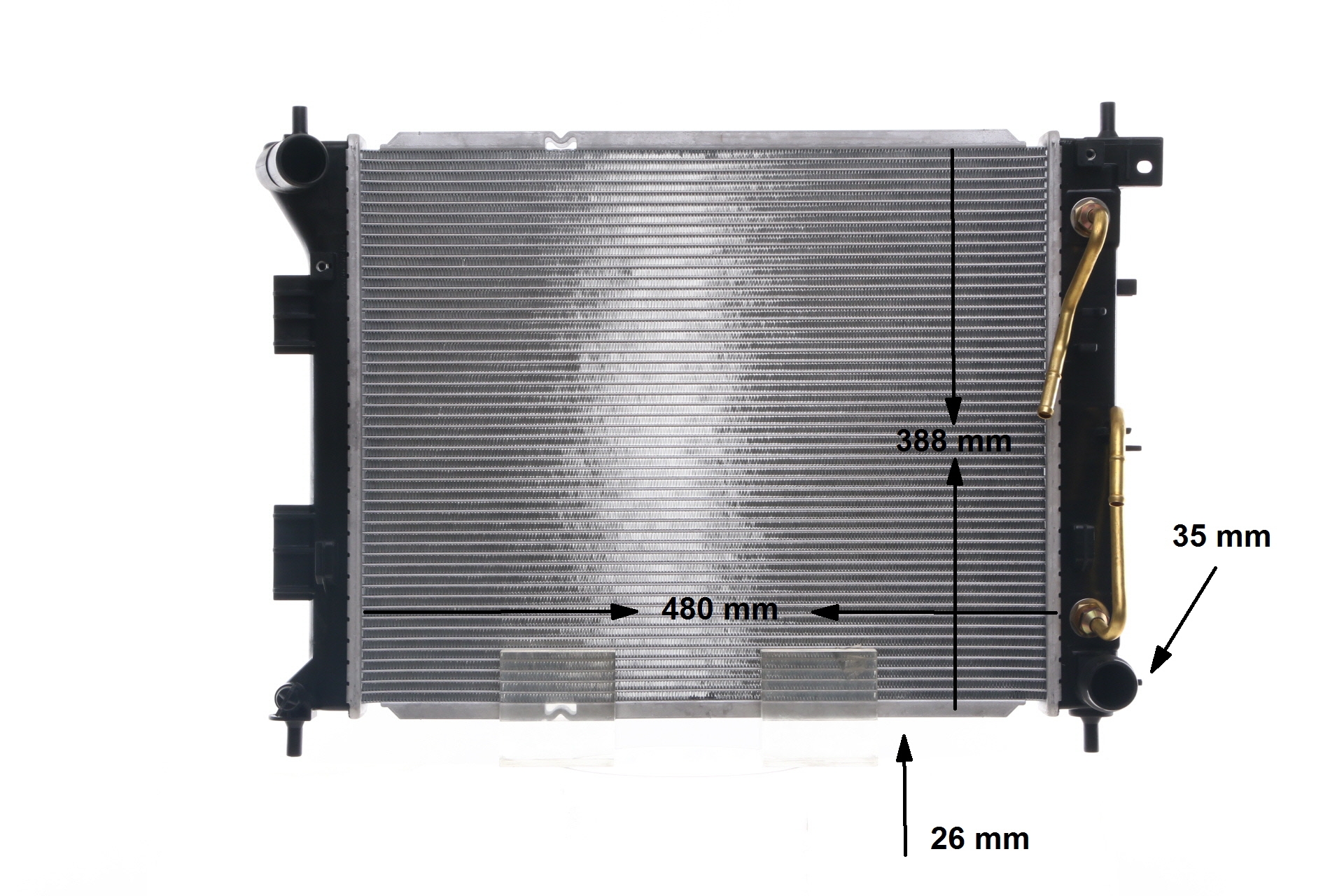 MAHLE ORIGINAL CR 1694 000S Chłodnica, układ chłodzenia silnika tanie w sklep internetowy