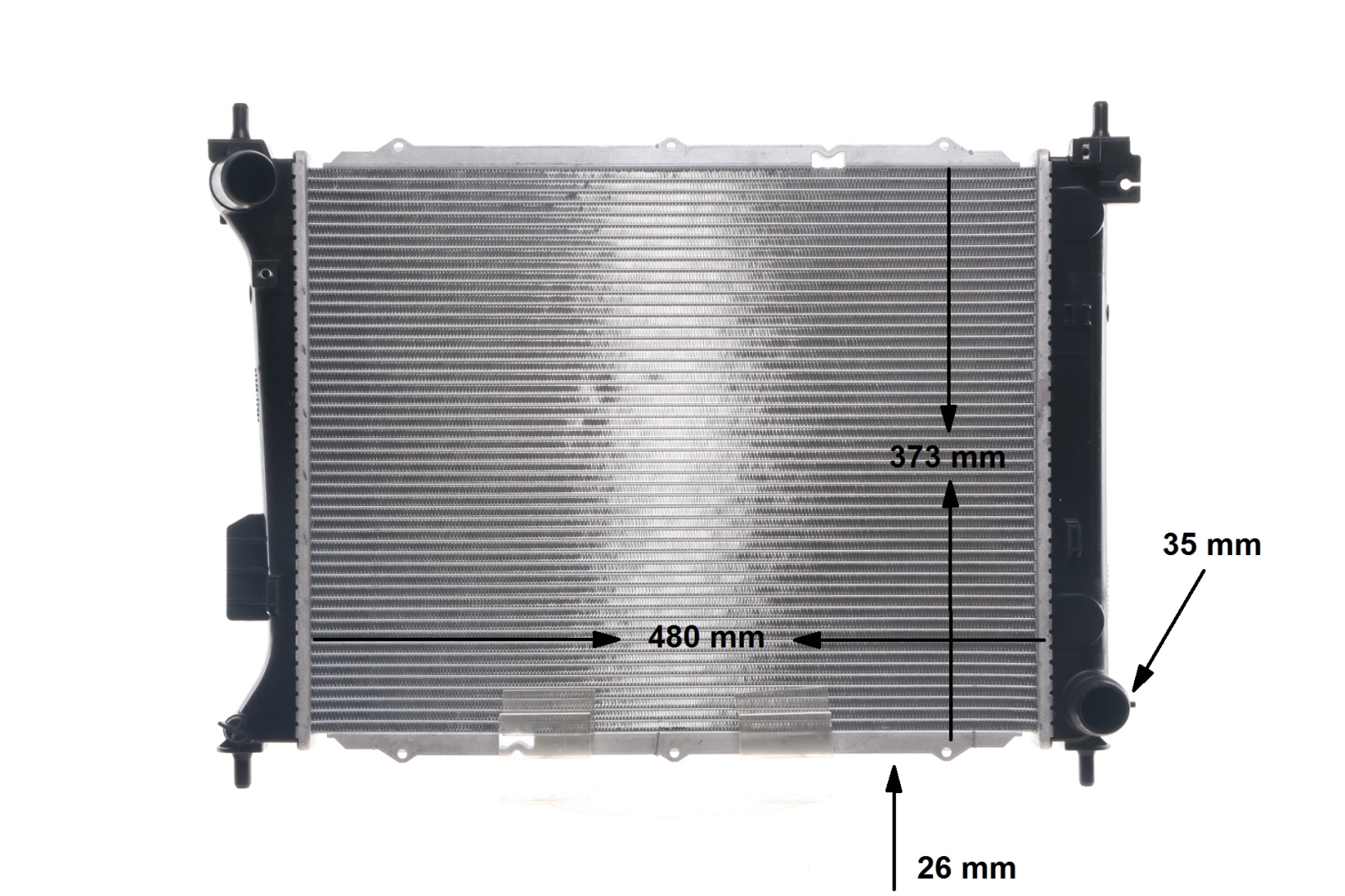 376781254 CR1695000S Engine radiator MAHLE ORIGINAL 25310 1J200